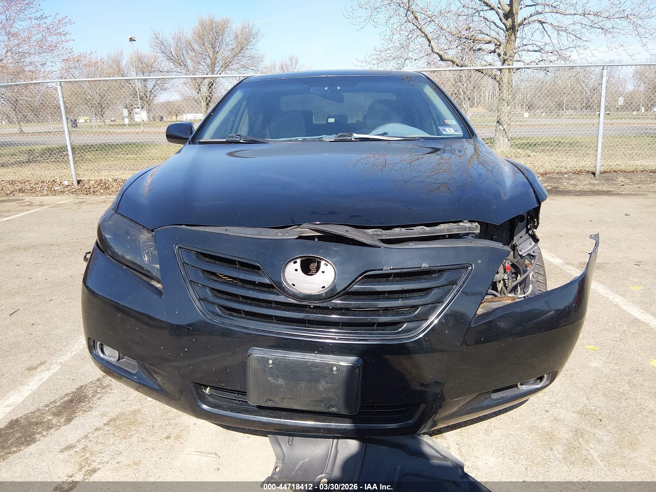 2009 Toyota Camry Le Black vin: 4T1BE46K59U374535