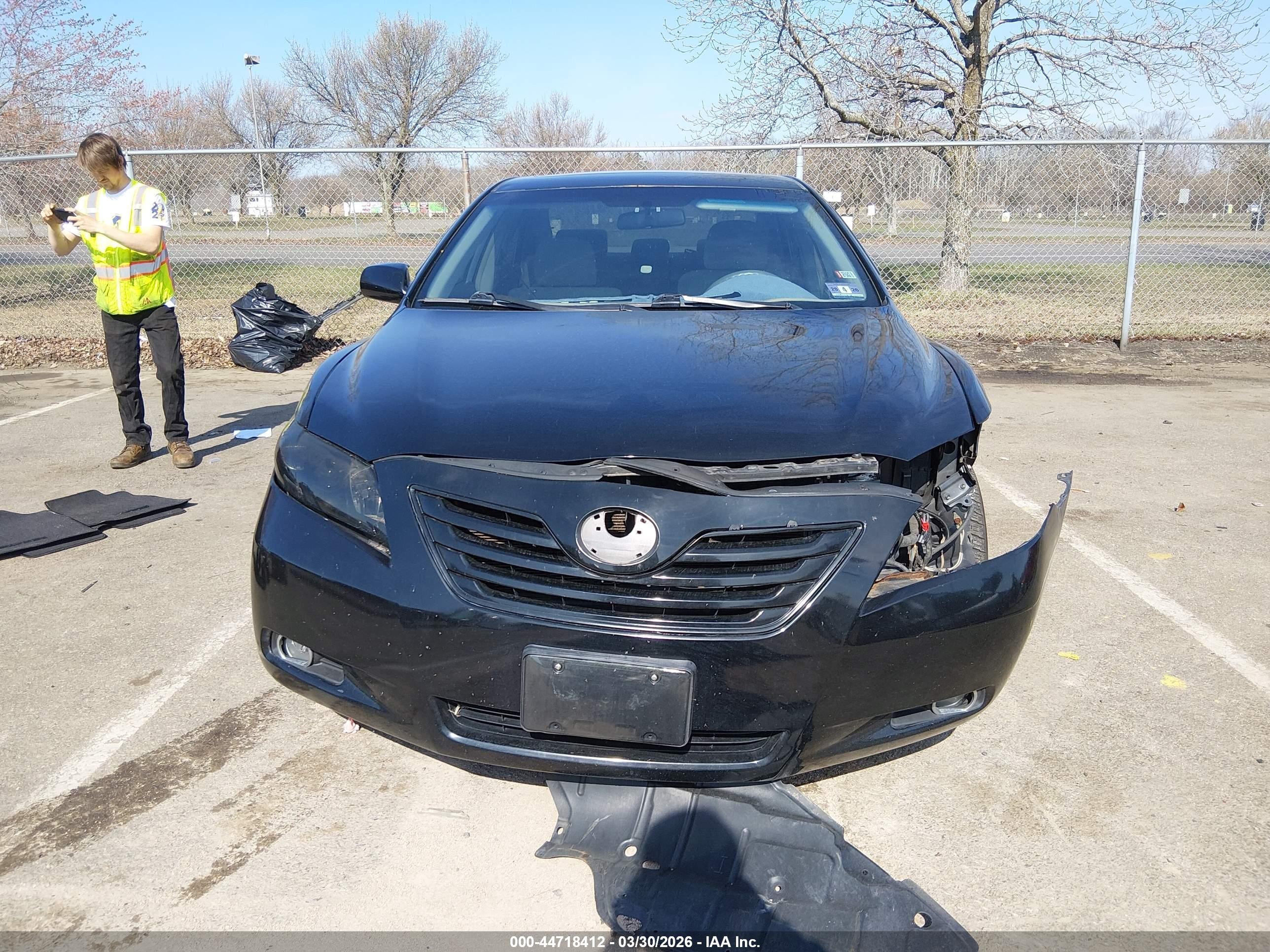 2009 Toyota Camry Le Black vin: 4T1BE46K59U374535