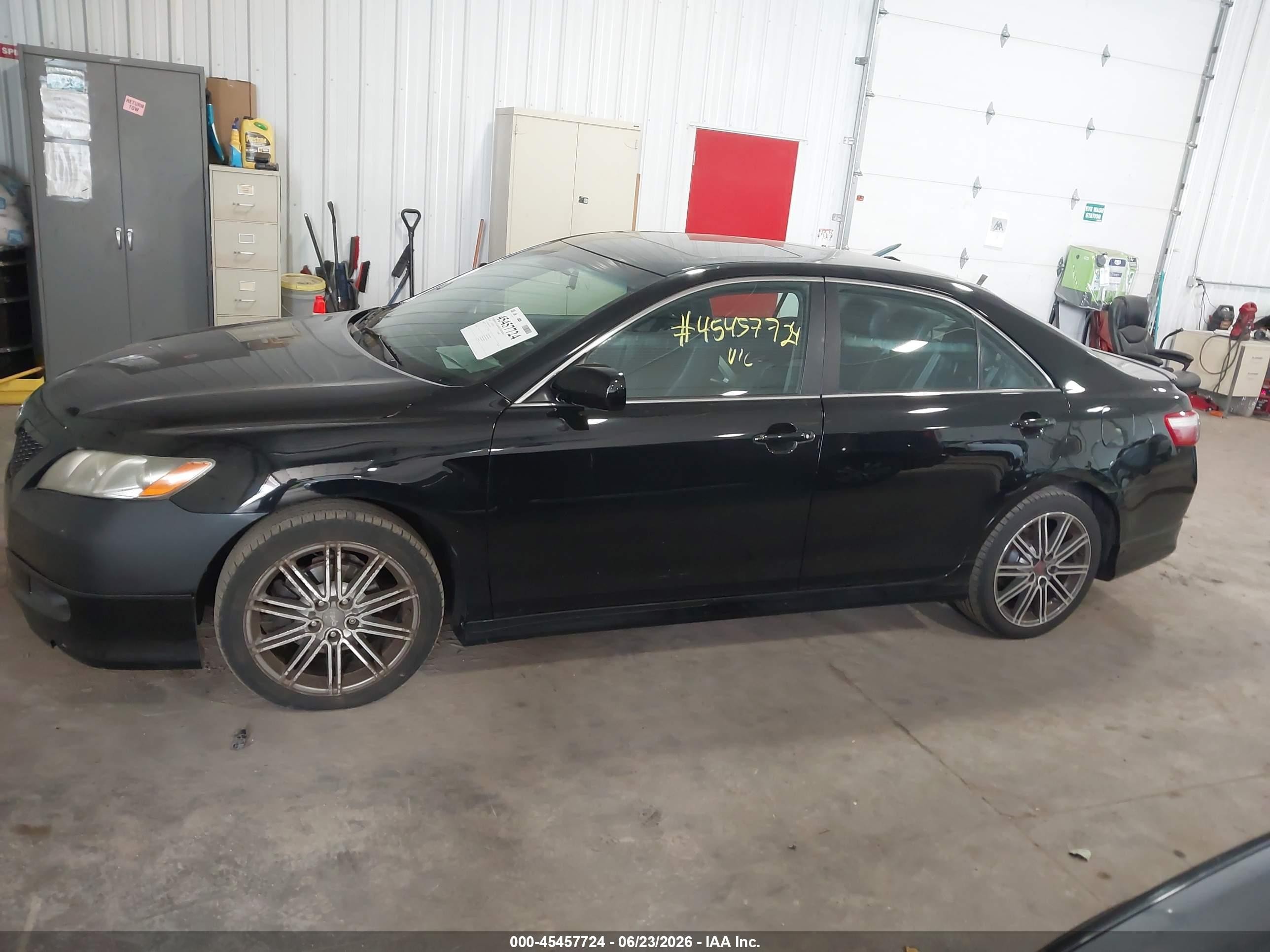 2009 Toyota Camry Se Black vin: 4T1BE46K59U379427