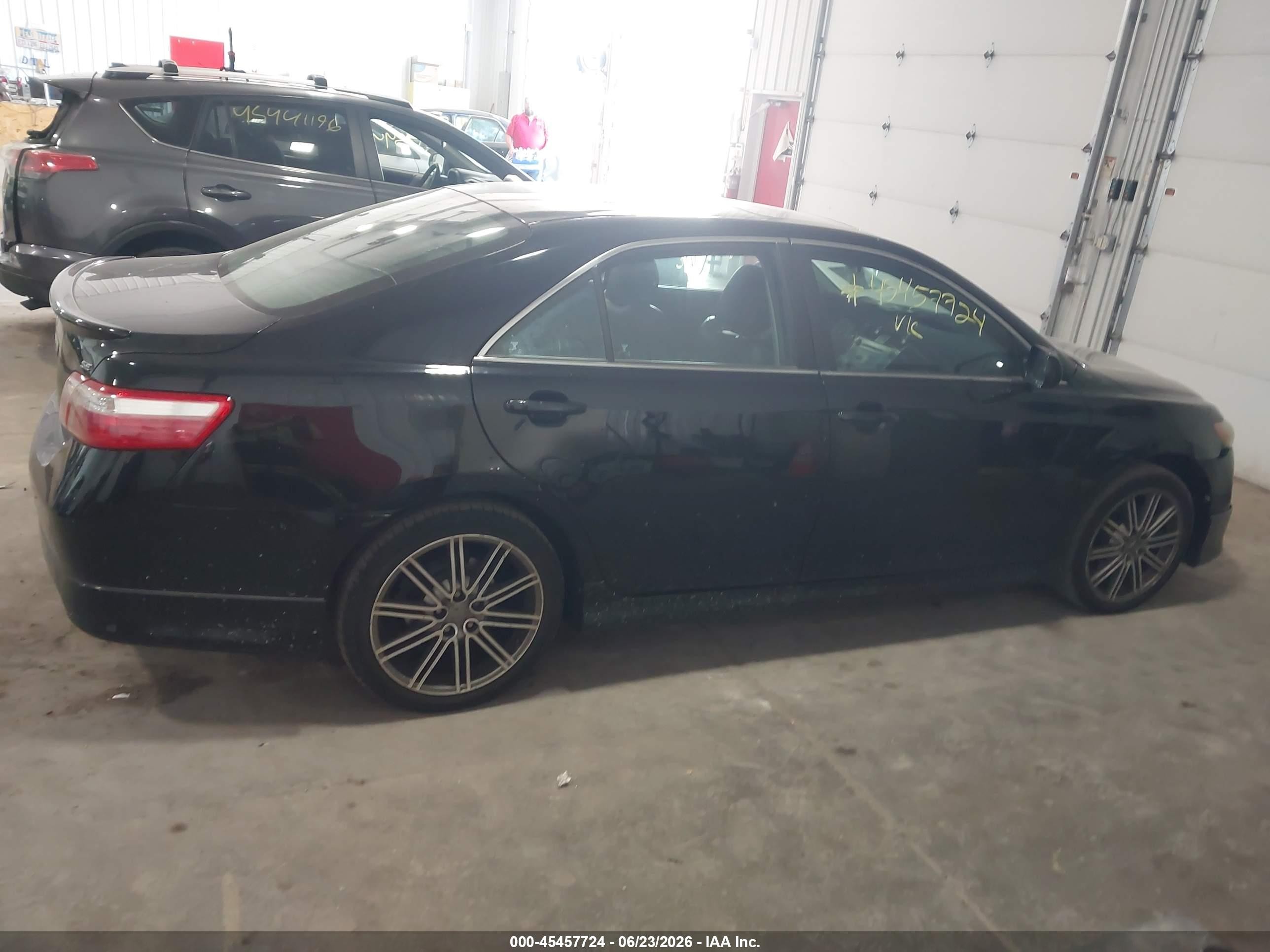 2009 Toyota Camry Se Black vin: 4T1BE46K59U379427
