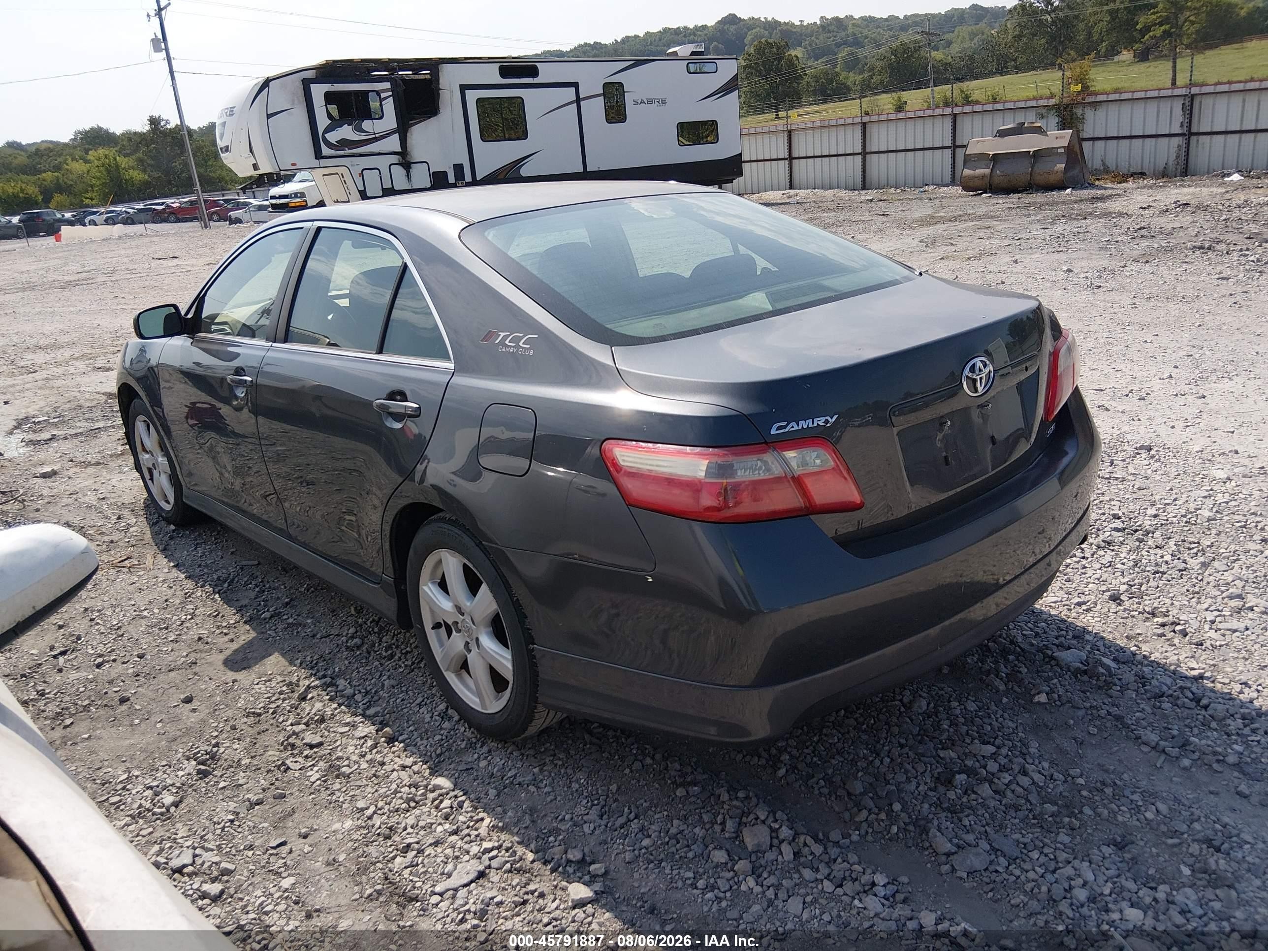 2009 Toyota Camry Se Gray vin: 4T1BE46K59U390203