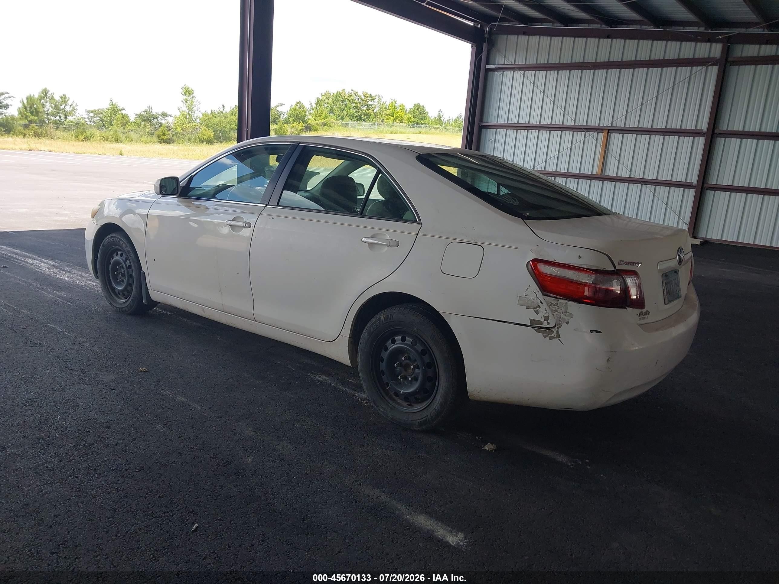 2009 Toyota Camry Le White vin: 4T1BE46K59U794991
