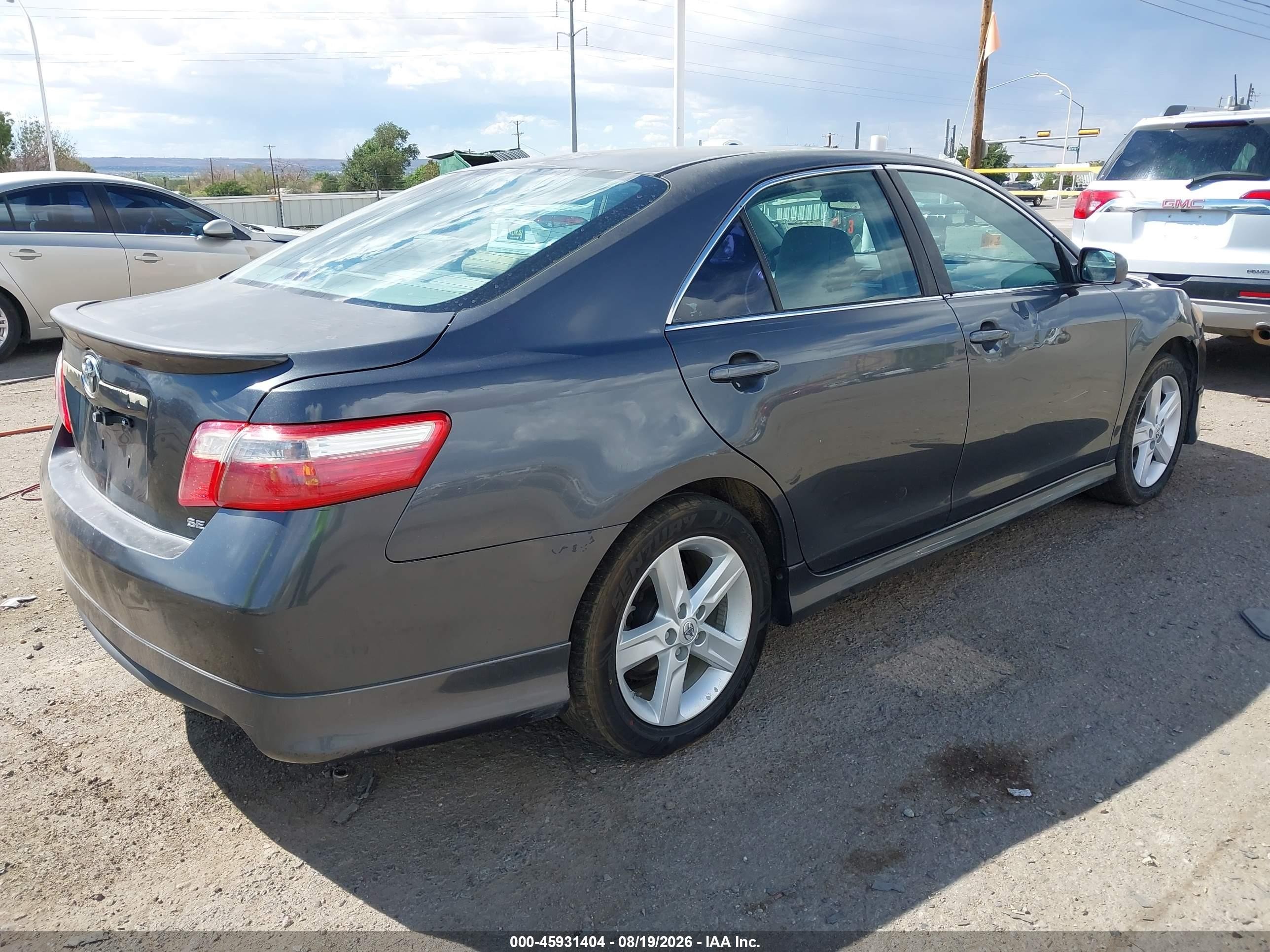 2009 Toyota Camry Se Silver vin: 4T1BE46K59U796949