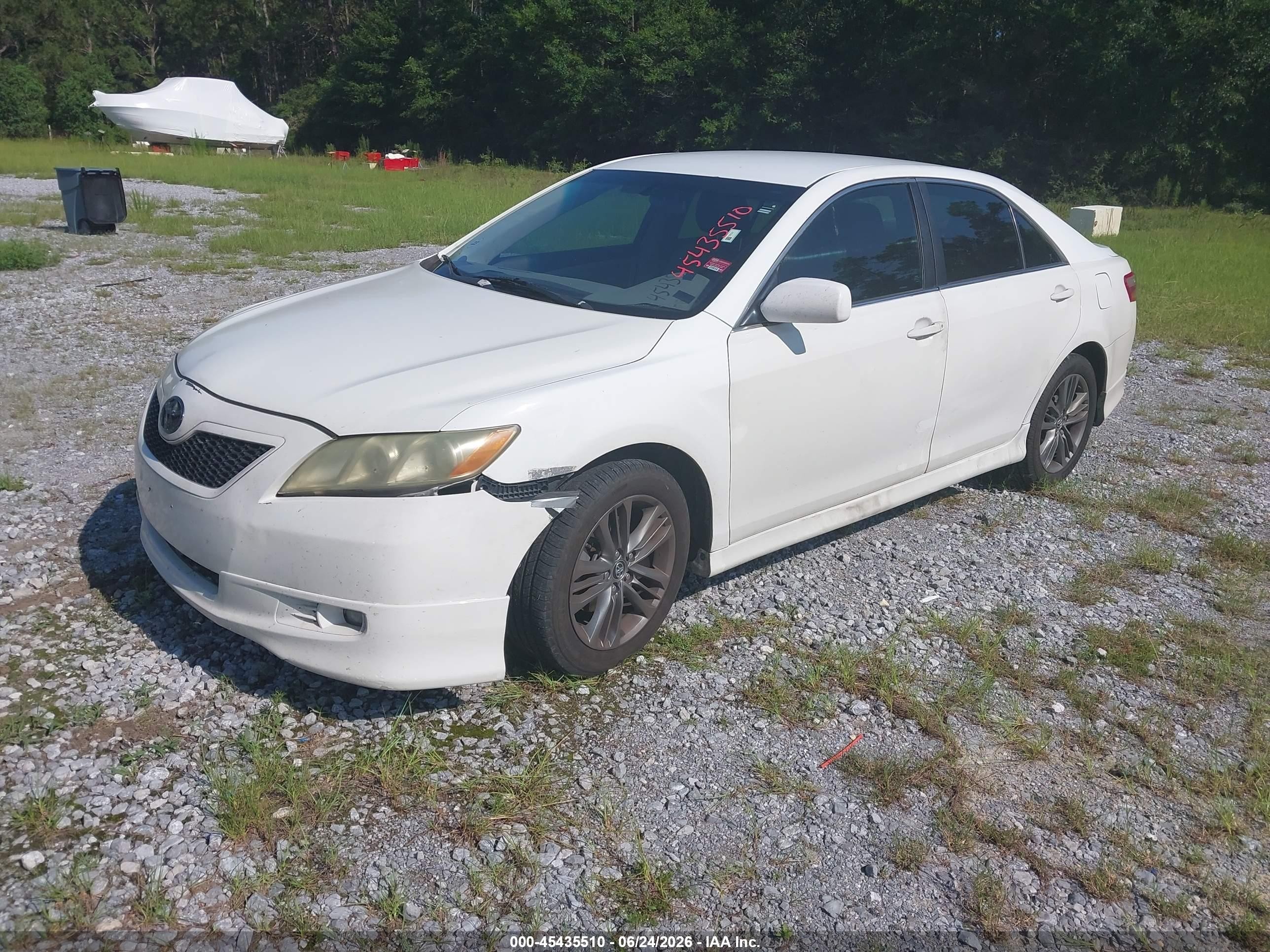 2009 Toyota Camry Se White vin: 4T1BE46K59U805214