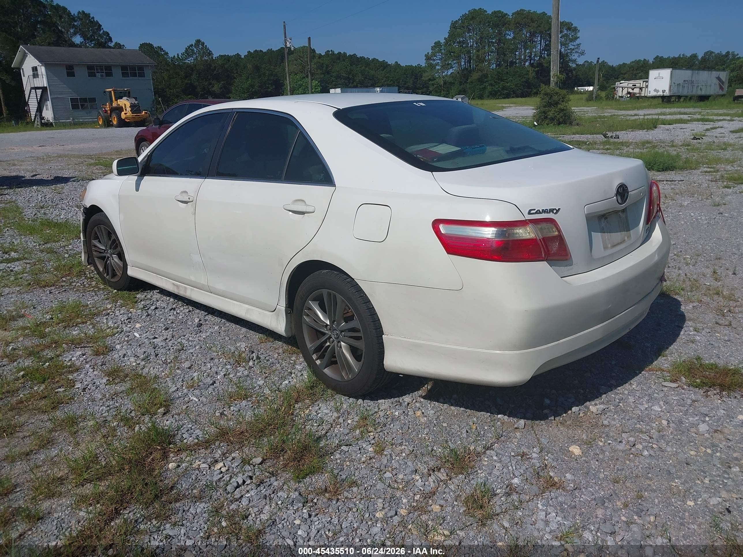 2009 Toyota Camry Se White vin: 4T1BE46K59U805214