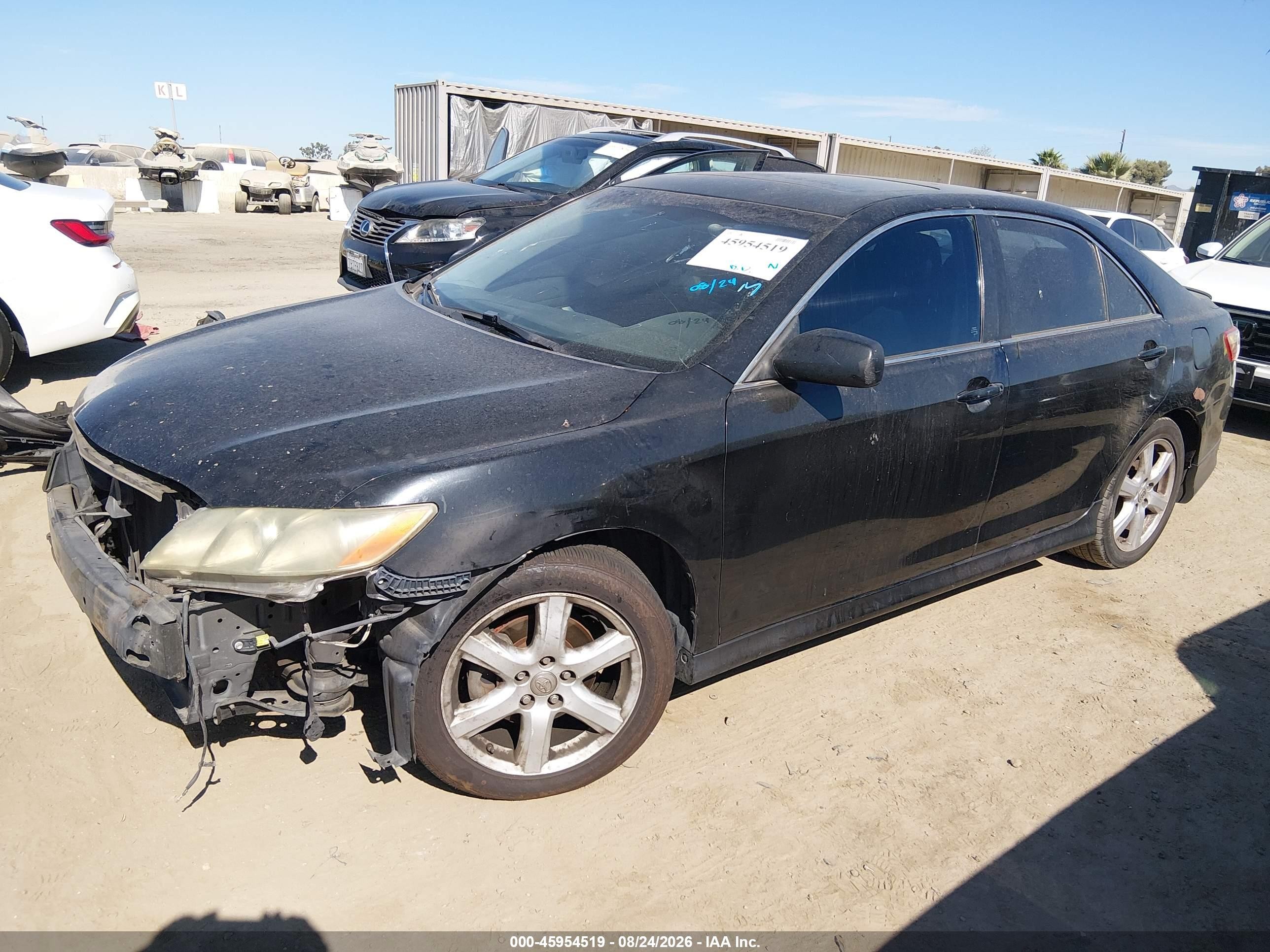 2009 Toyota Camry Se Черный vin: 4T1BE46K59U809361