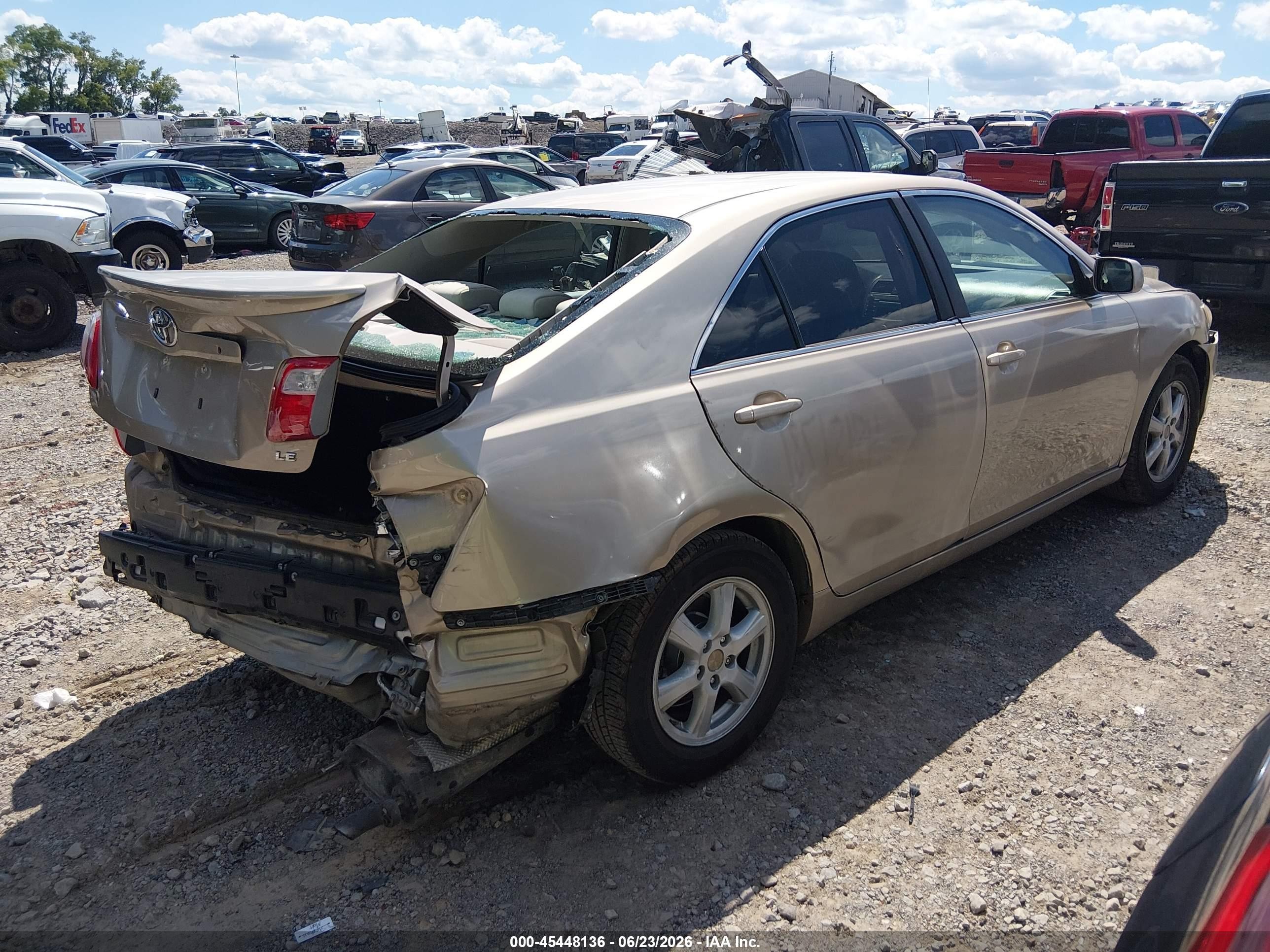 2009 Toyota Camry Le Золотой vin: 4T1BE46K59U818044