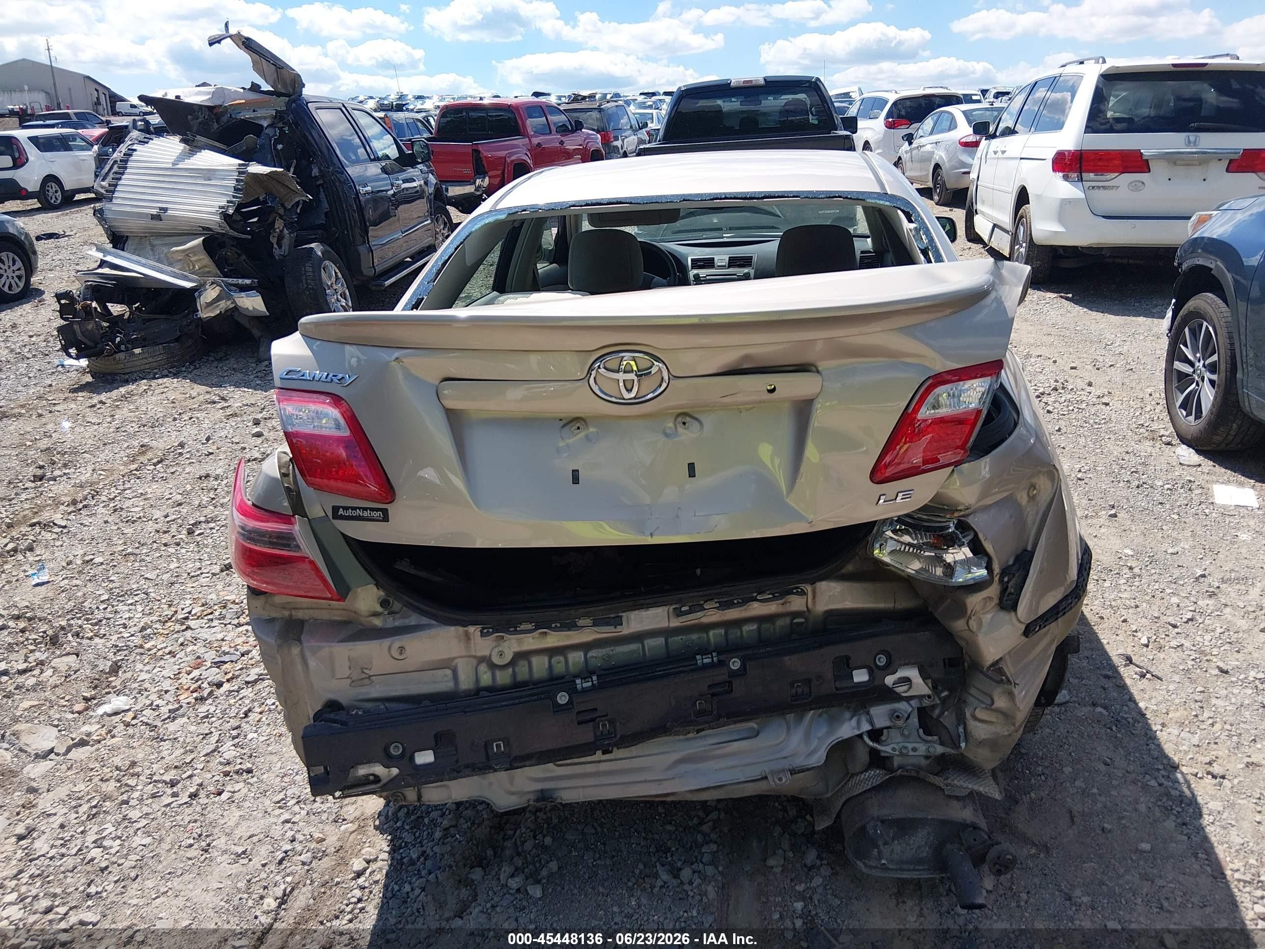 2009 Toyota Camry Le Золотой vin: 4T1BE46K59U818044
