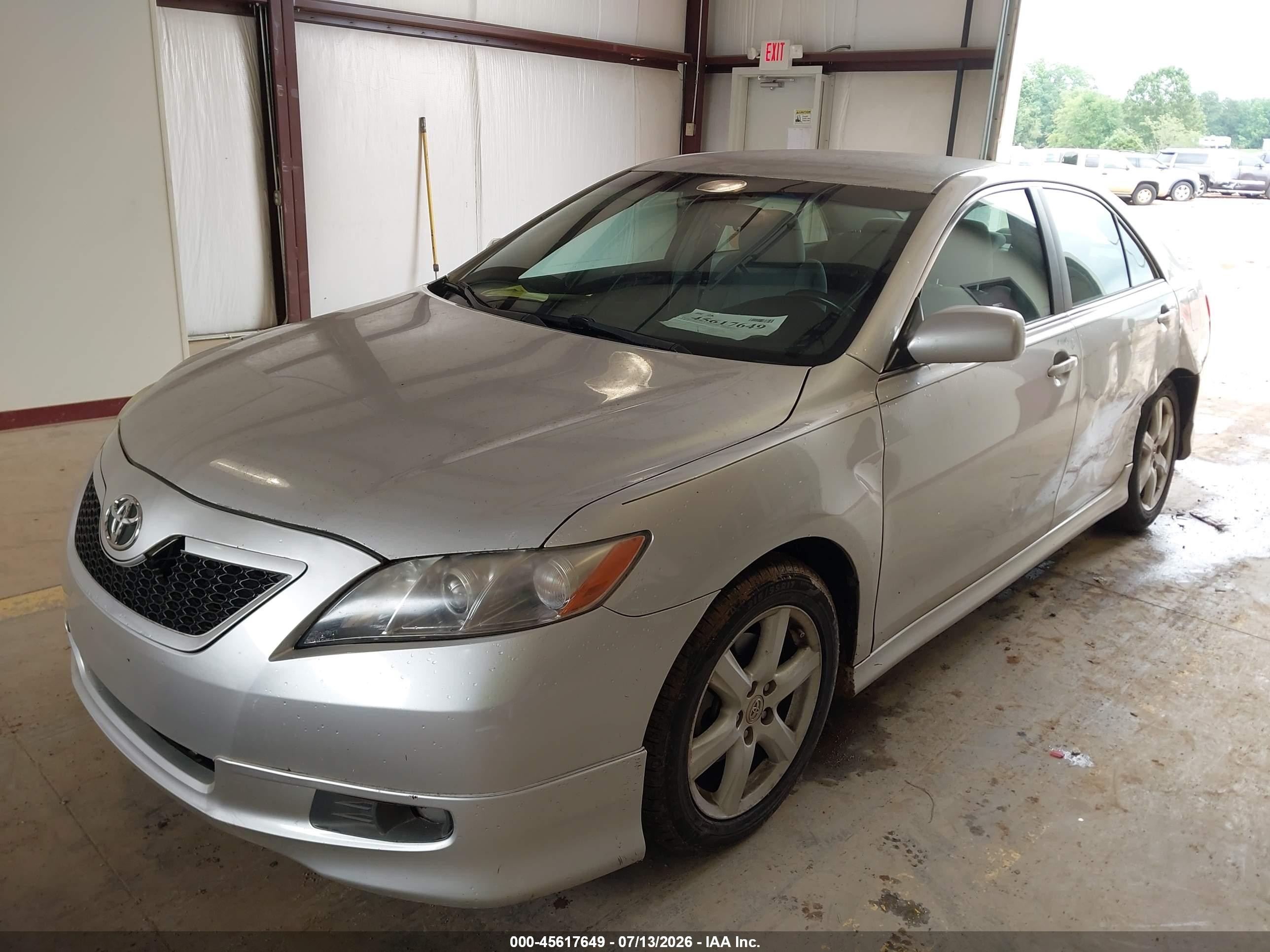 2009 Toyota Camry Se Серебряный vin: 4T1BE46K59U829321