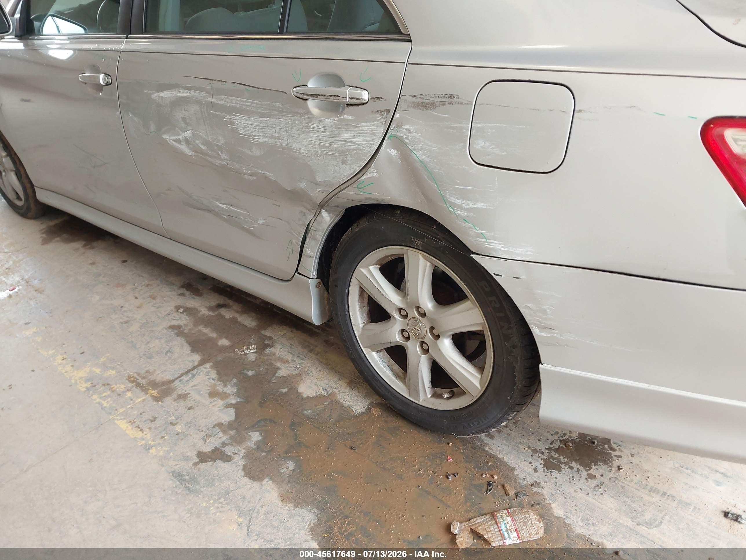2009 Toyota Camry Se Серебряный vin: 4T1BE46K59U829321