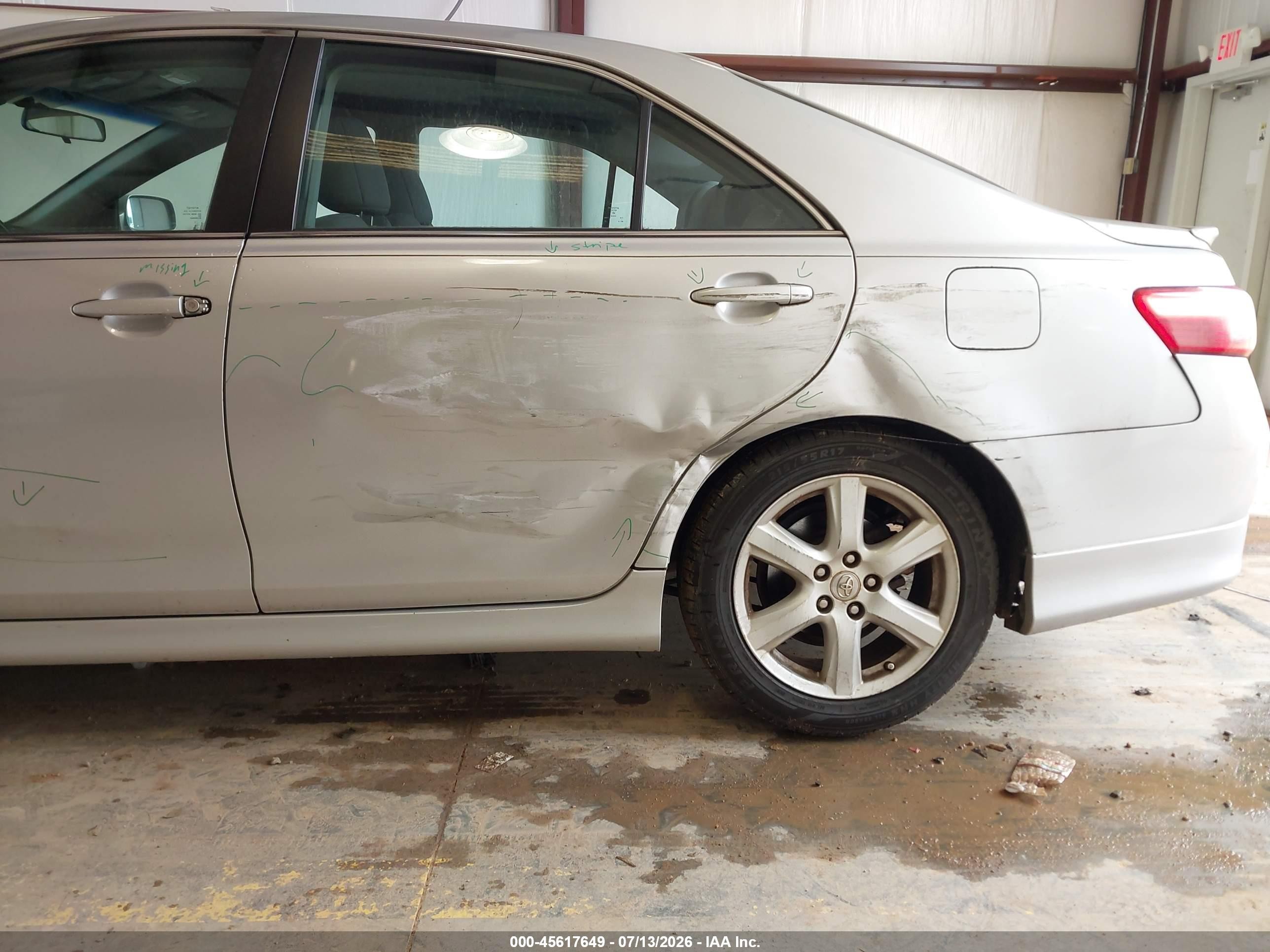 2009 Toyota Camry Se Серебряный vin: 4T1BE46K59U829321