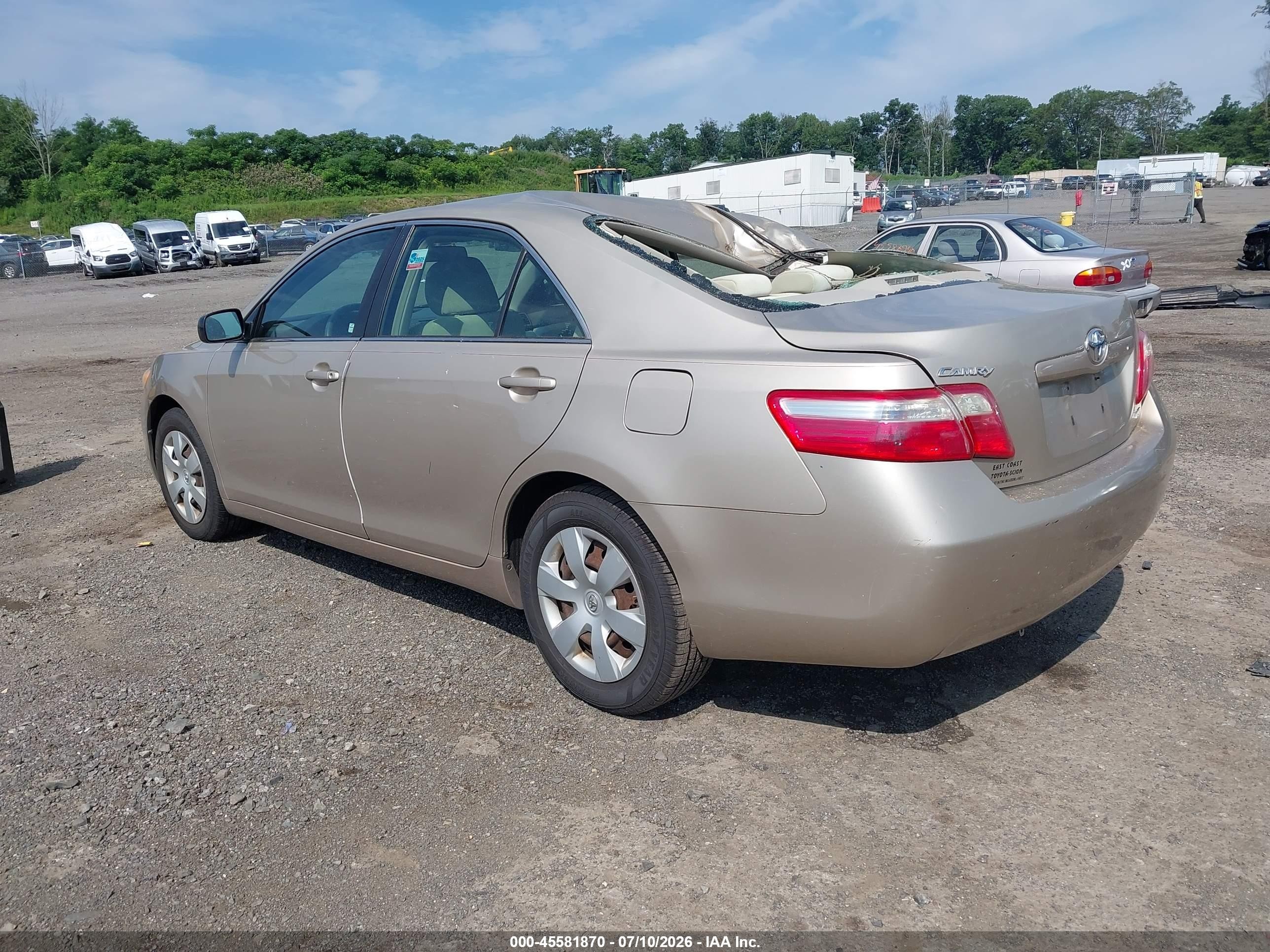 2009 Toyota Camry Le Tan vin: 4T1BE46K59U842487