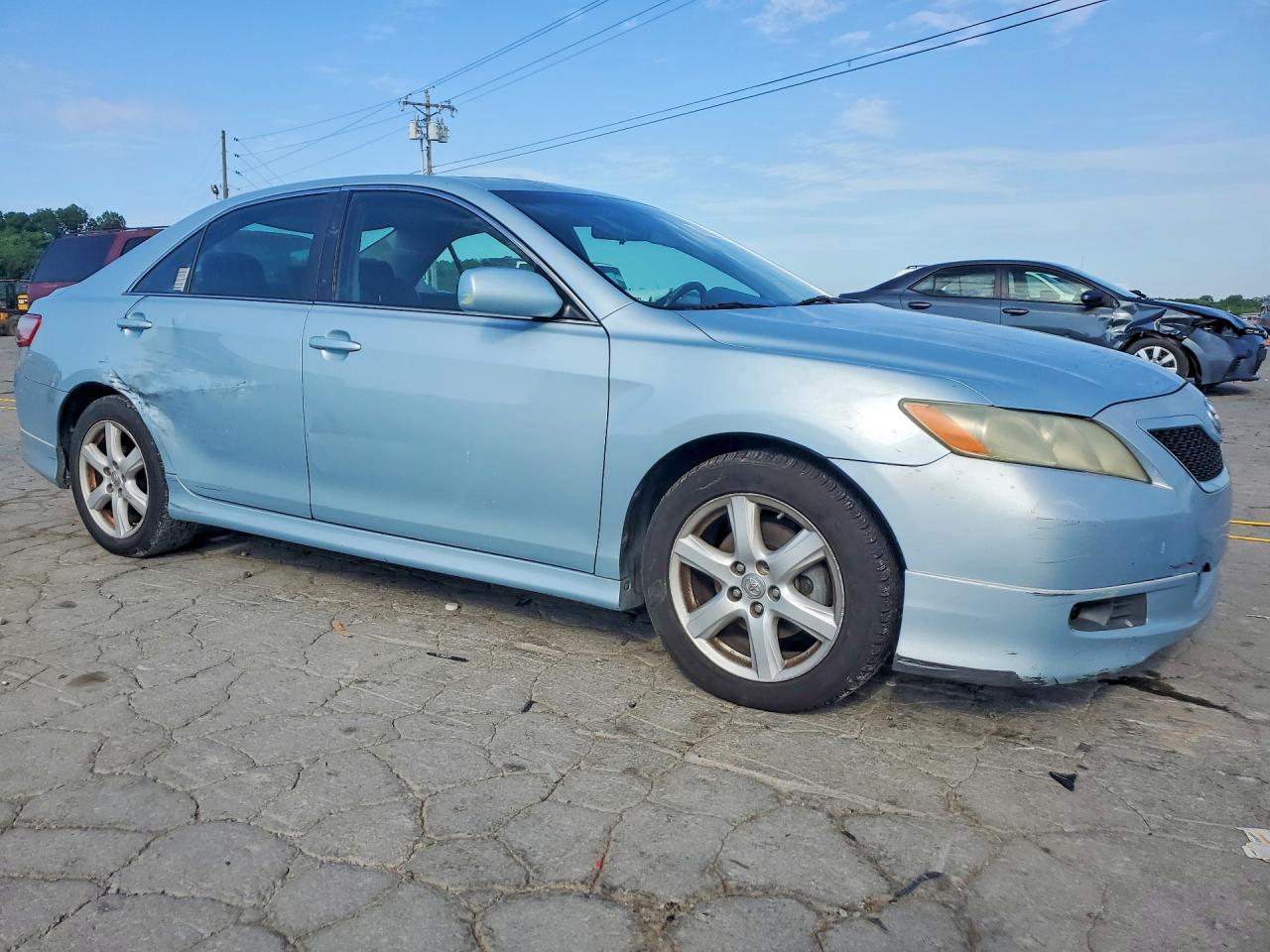 2009 Toyota Camry Se Синий vin: 4T1BE46K59U845843