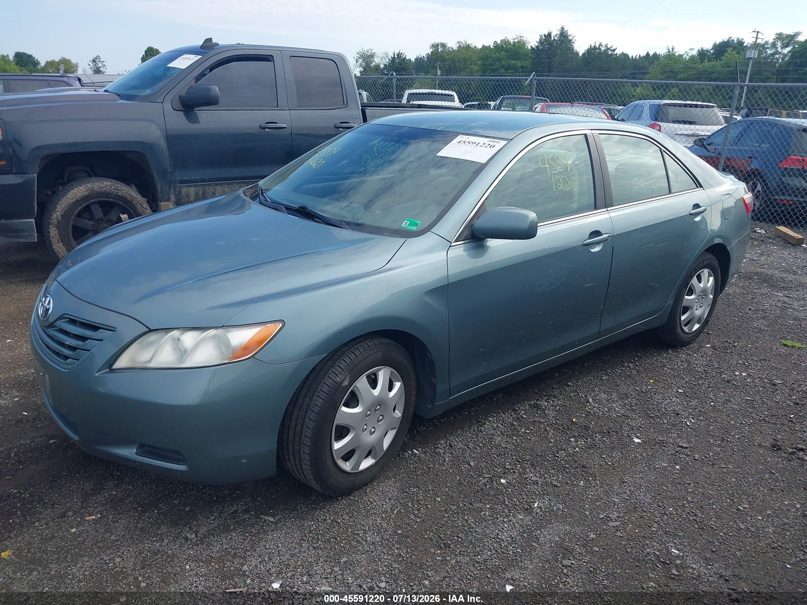 2009 Toyota Camry Le Зеленый vin: 4T1BE46K59U856101