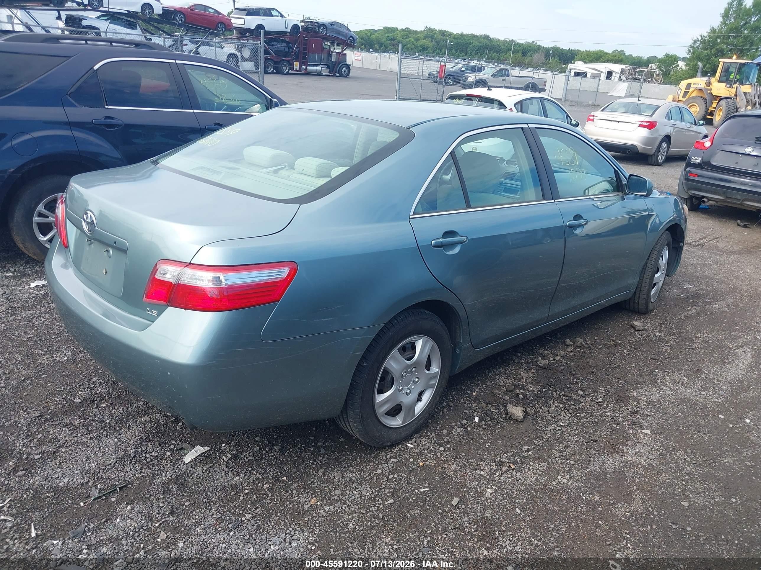 2009 Toyota Camry Le Зеленый vin: 4T1BE46K59U856101