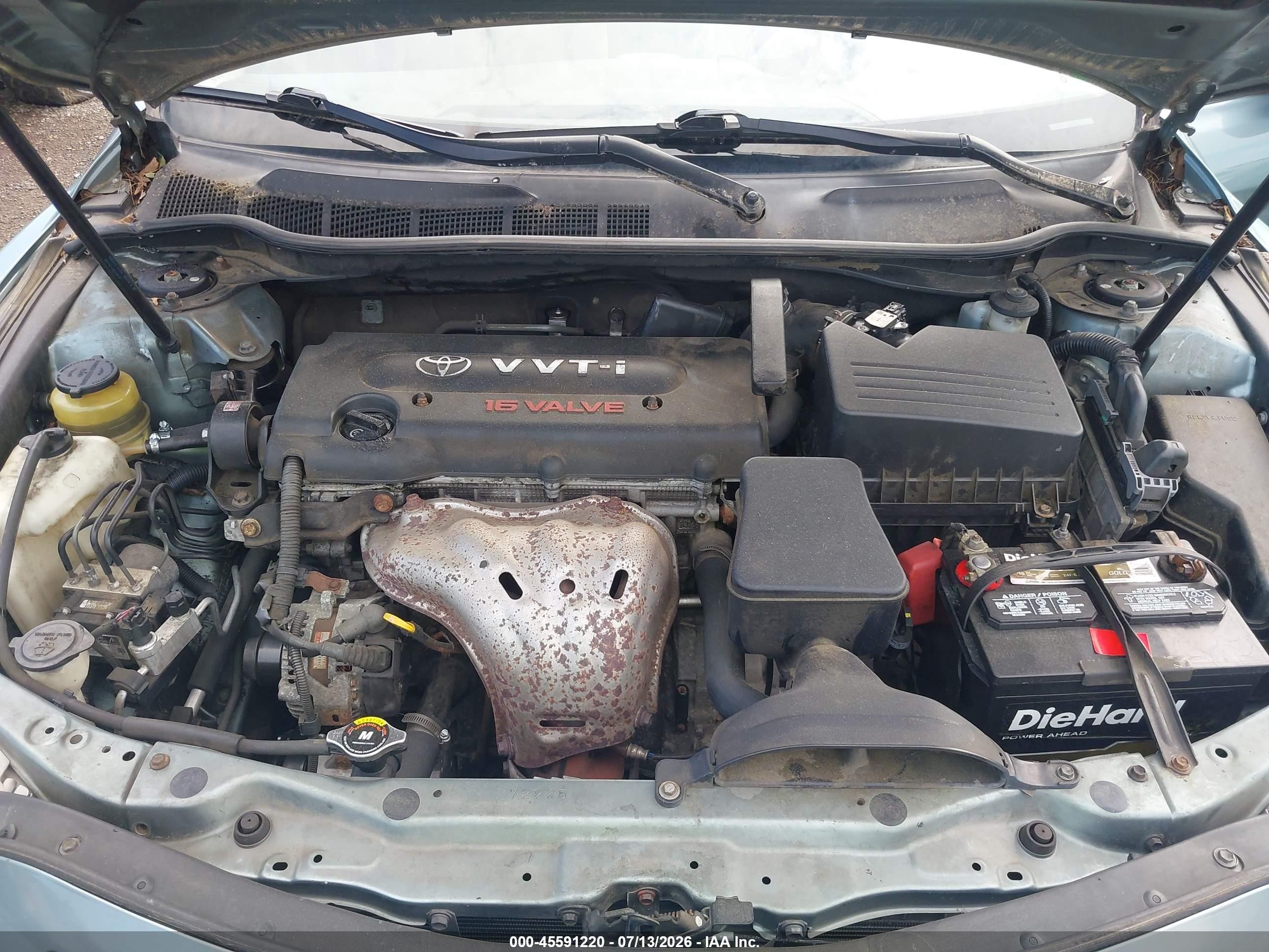 2009 Toyota Camry Le Зеленый vin: 4T1BE46K59U856101