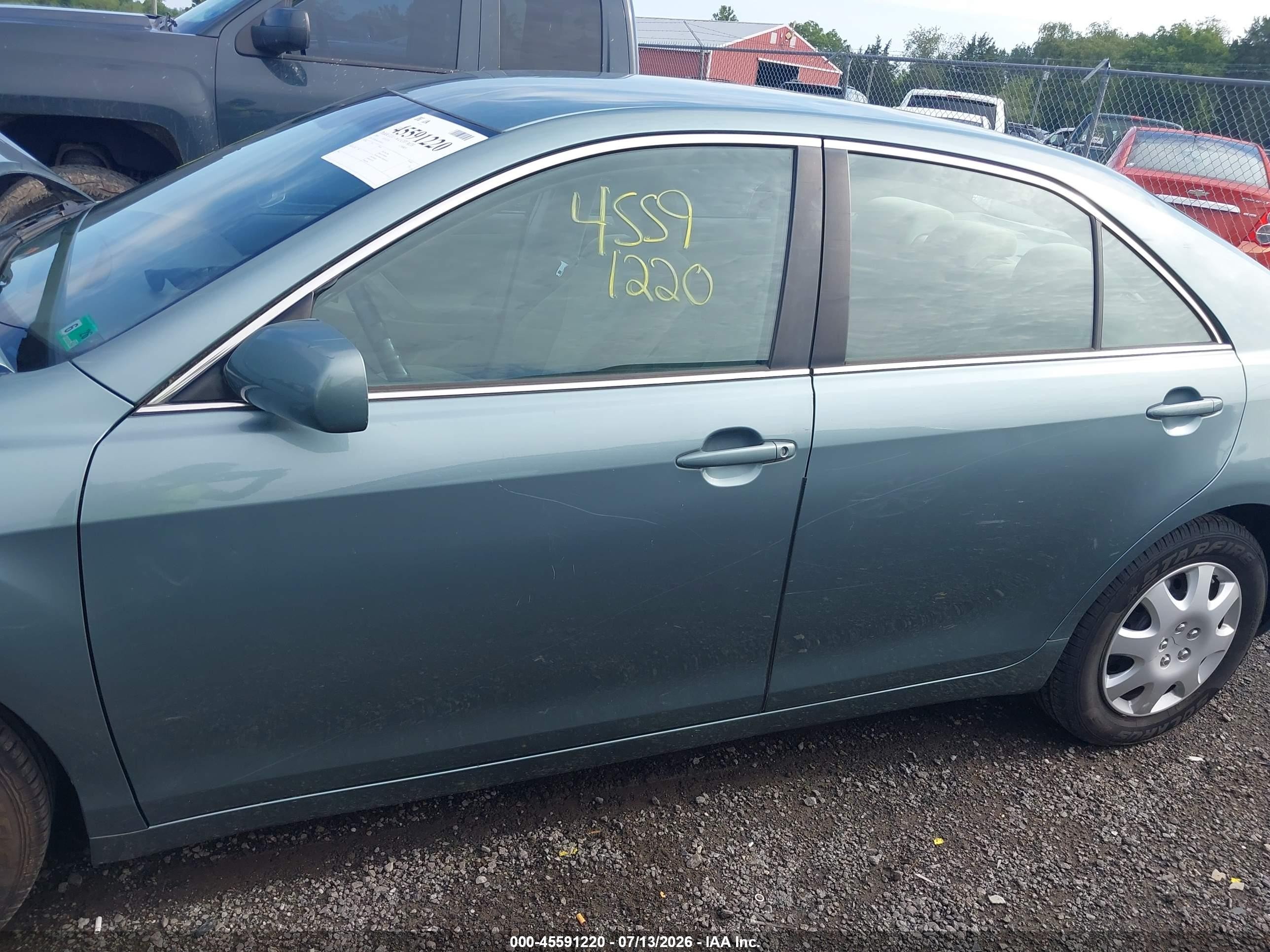 2009 Toyota Camry Le Зеленый vin: 4T1BE46K59U856101