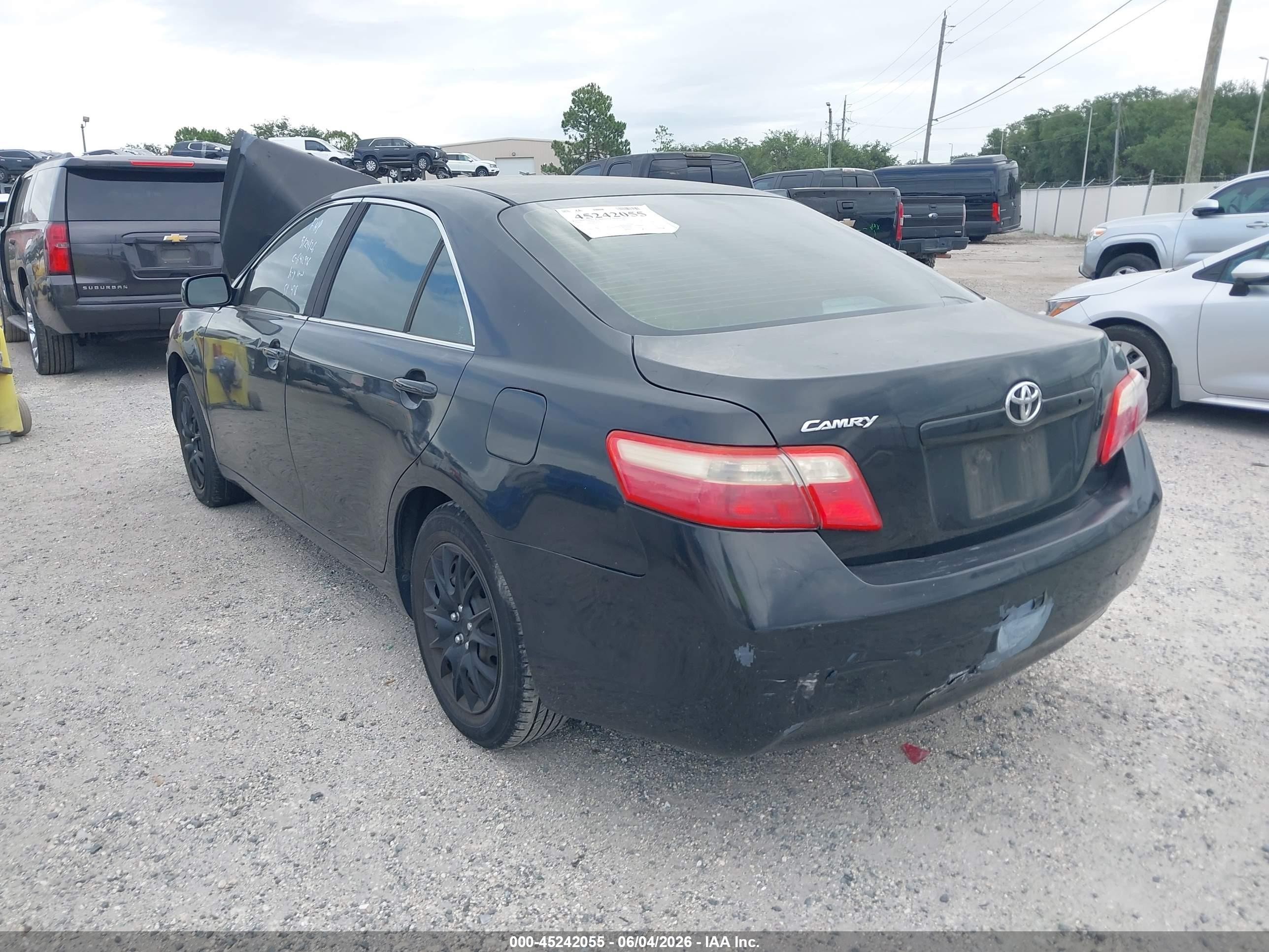 2009 Toyota Camry Le Black vin: 4T1BE46K59U876767