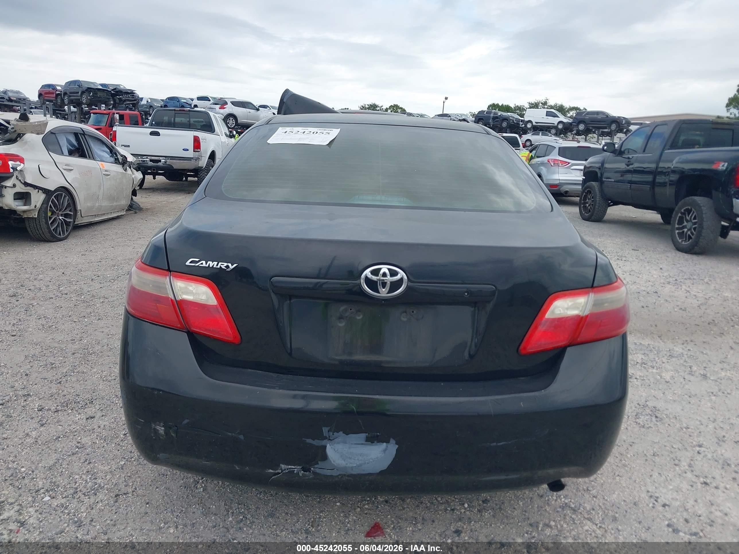 2009 Toyota Camry Le Black vin: 4T1BE46K59U876767