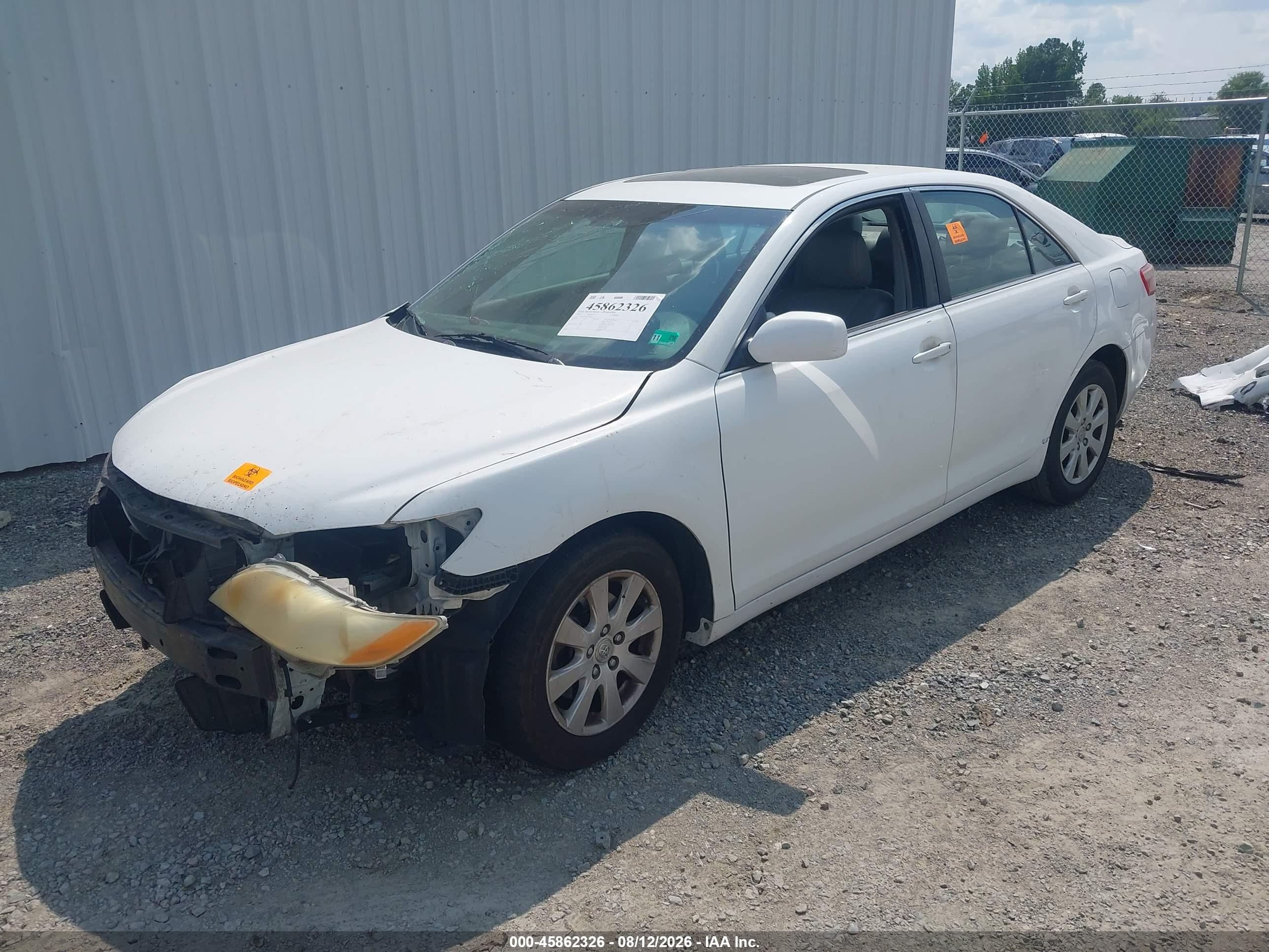 2009 Toyota Camry Se/le/xle Белый vin: 4T1BE46K59U901327