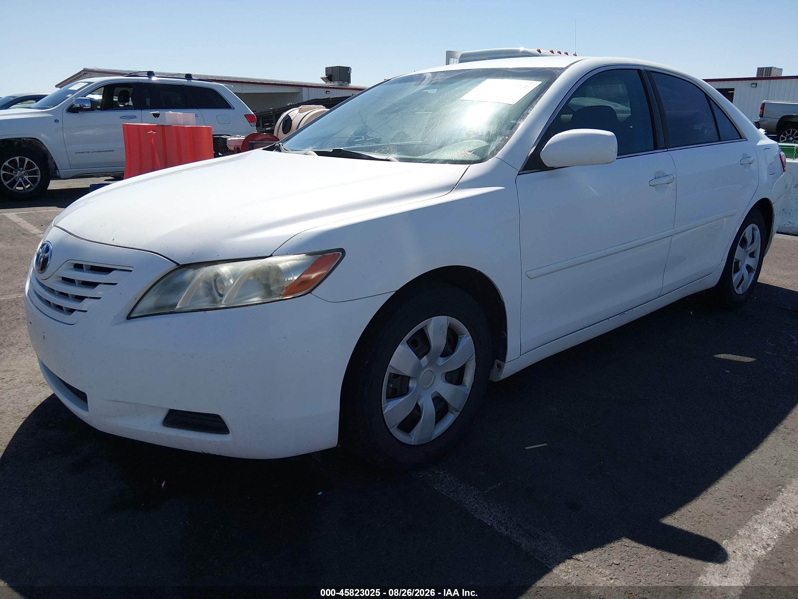 2009 Toyota Camry Le White vin: 4T1BE46K59U915759