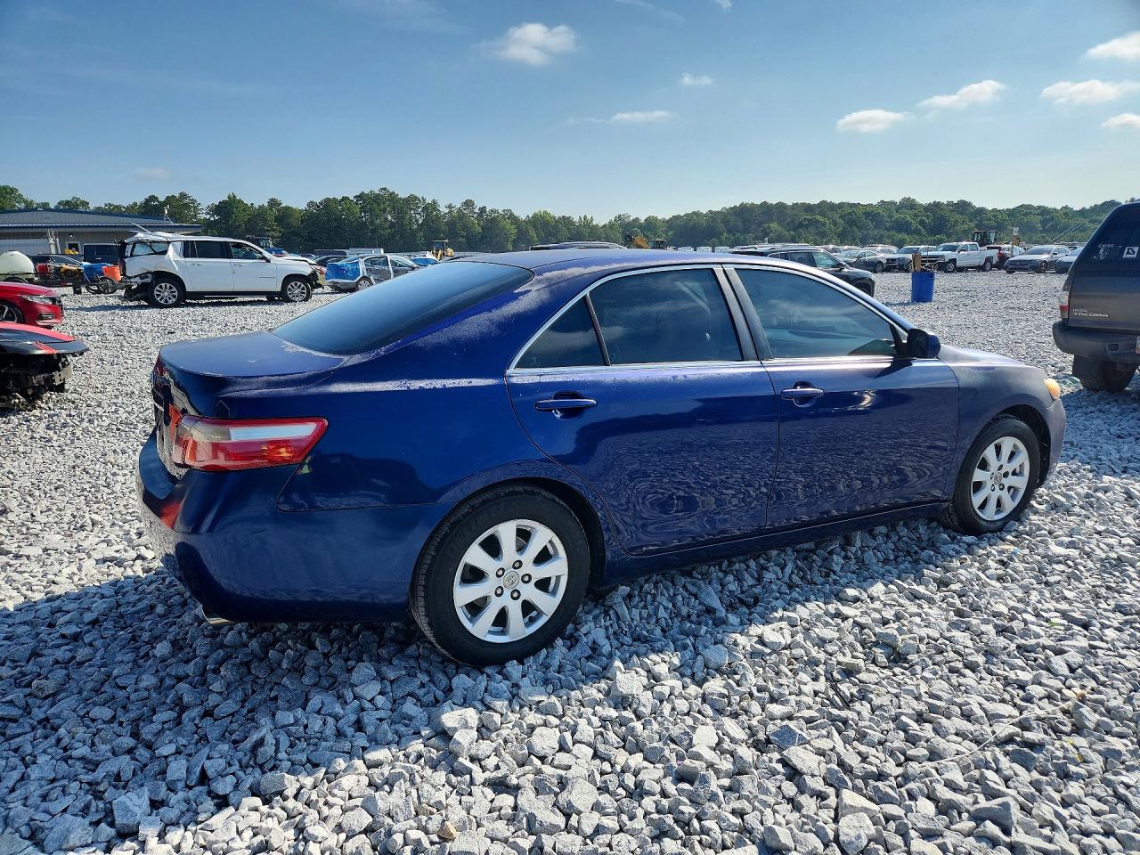 2007 Toyota Camry Xle Blue vin: 4T1BE46K67U015112