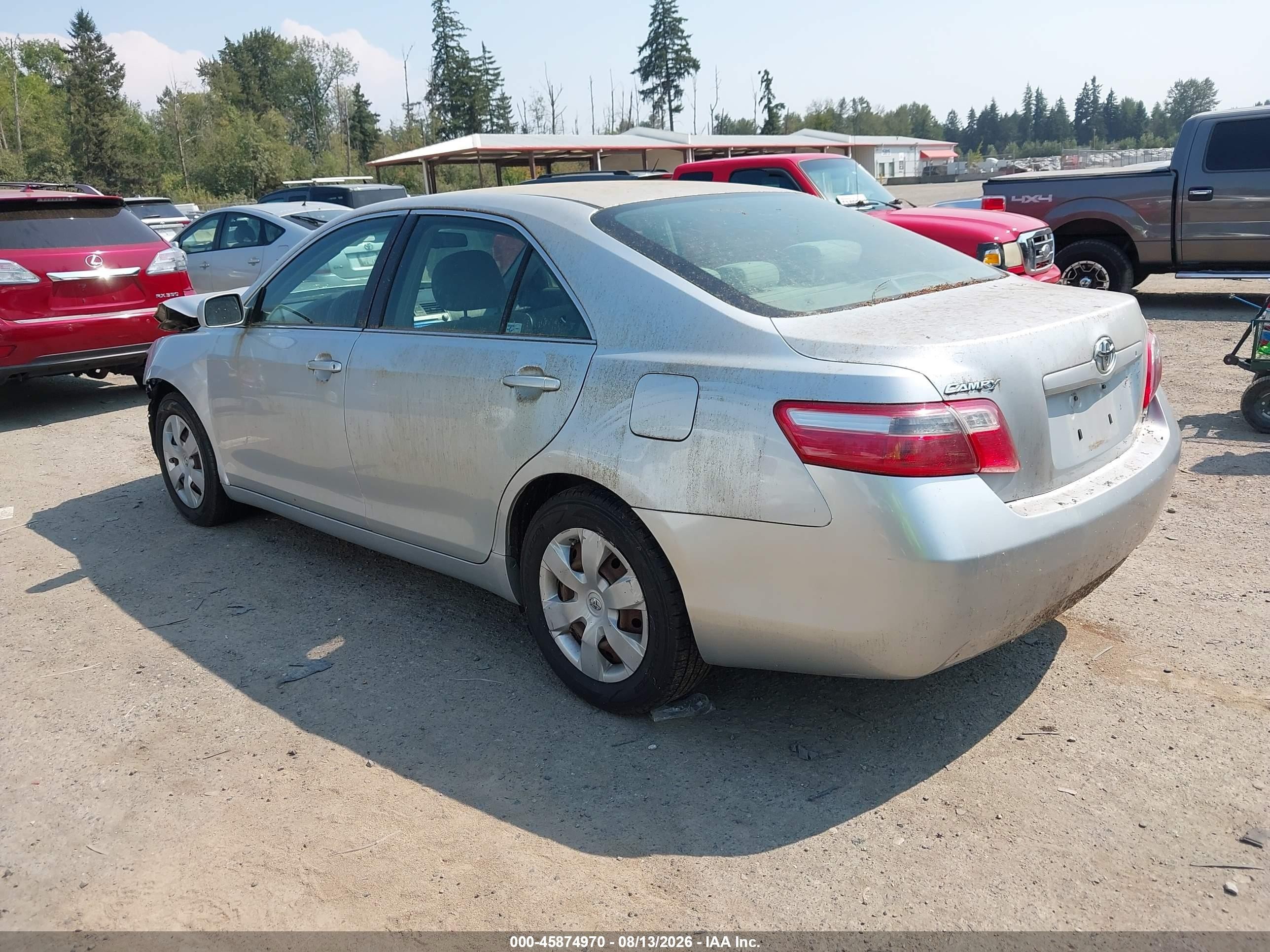 2007 Toyota Camry Le Серебряный vin: 4T1BE46K67U062835