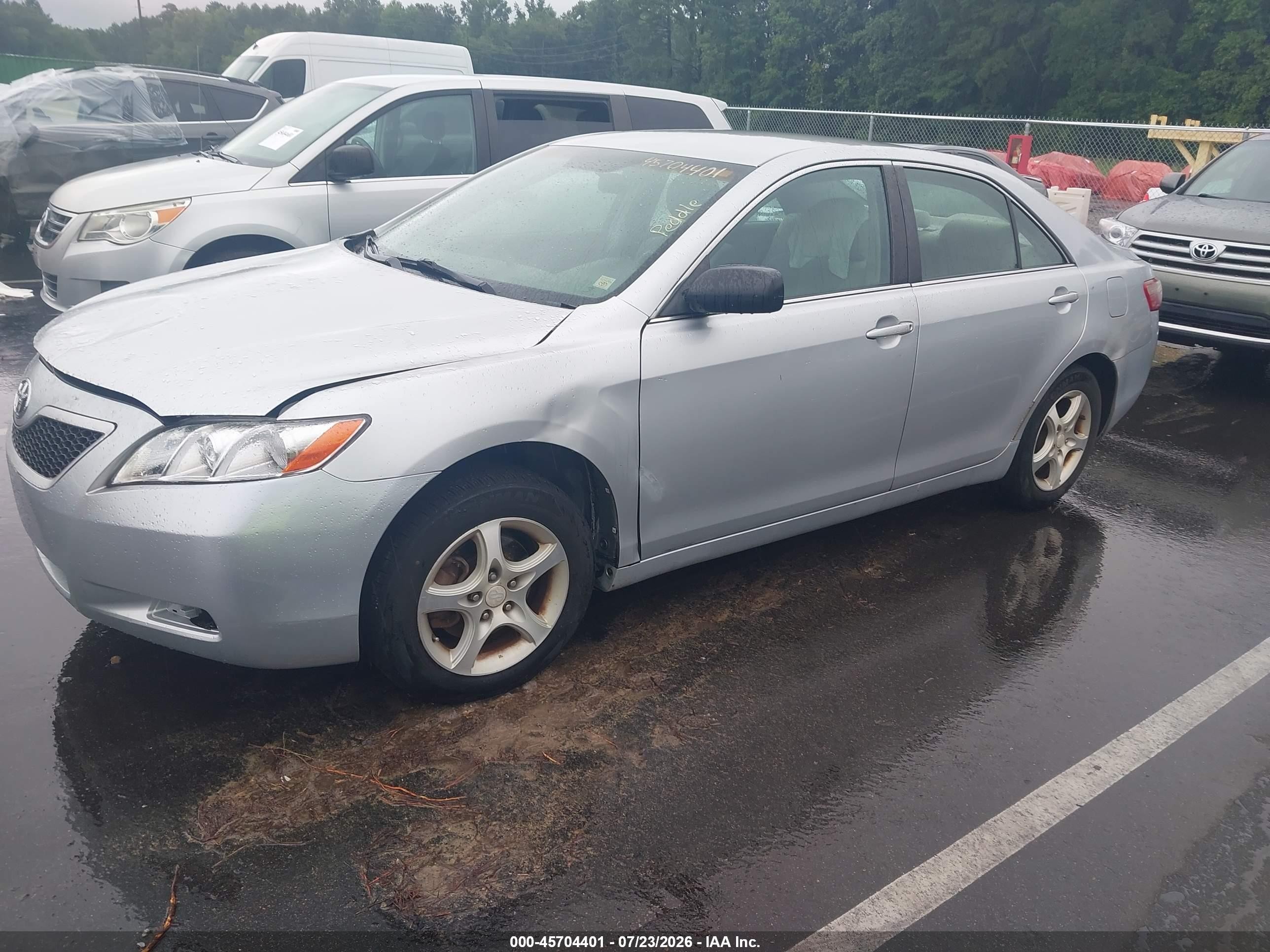2007 Toyota Camry Le Gray vin: 4T1BE46K67U065525