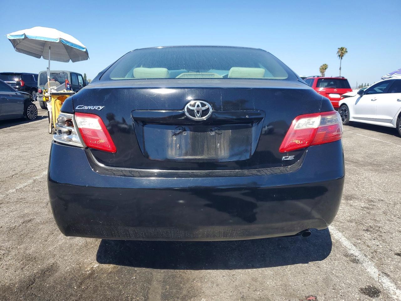 2007 Toyota Camry Ce Black vin: 4T1BE46K67U066562