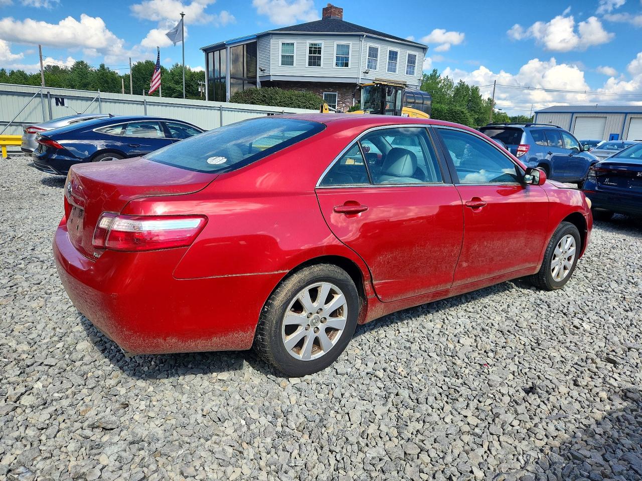 2007 Toyota Camry Xle Red vin: 4T1BE46K67U077142