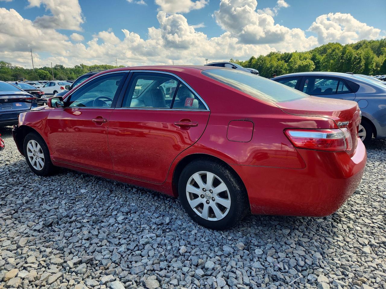 2007 Toyota Camry Xle Red vin: 4T1BE46K67U077142