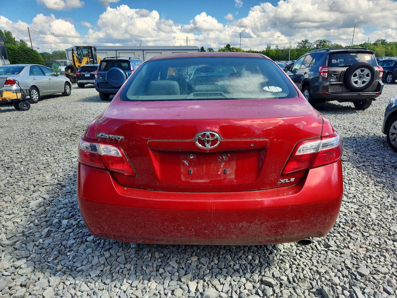 2007 Toyota Camry Xle Red vin: 4T1BE46K67U077142