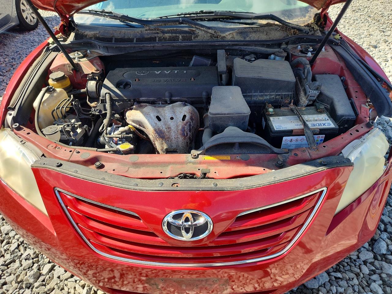 2007 Toyota Camry Xle Red vin: 4T1BE46K67U077142