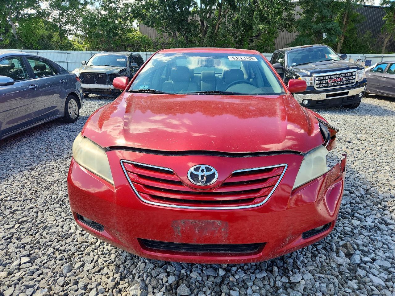 2007 Toyota Camry Xle Red vin: 4T1BE46K67U077142