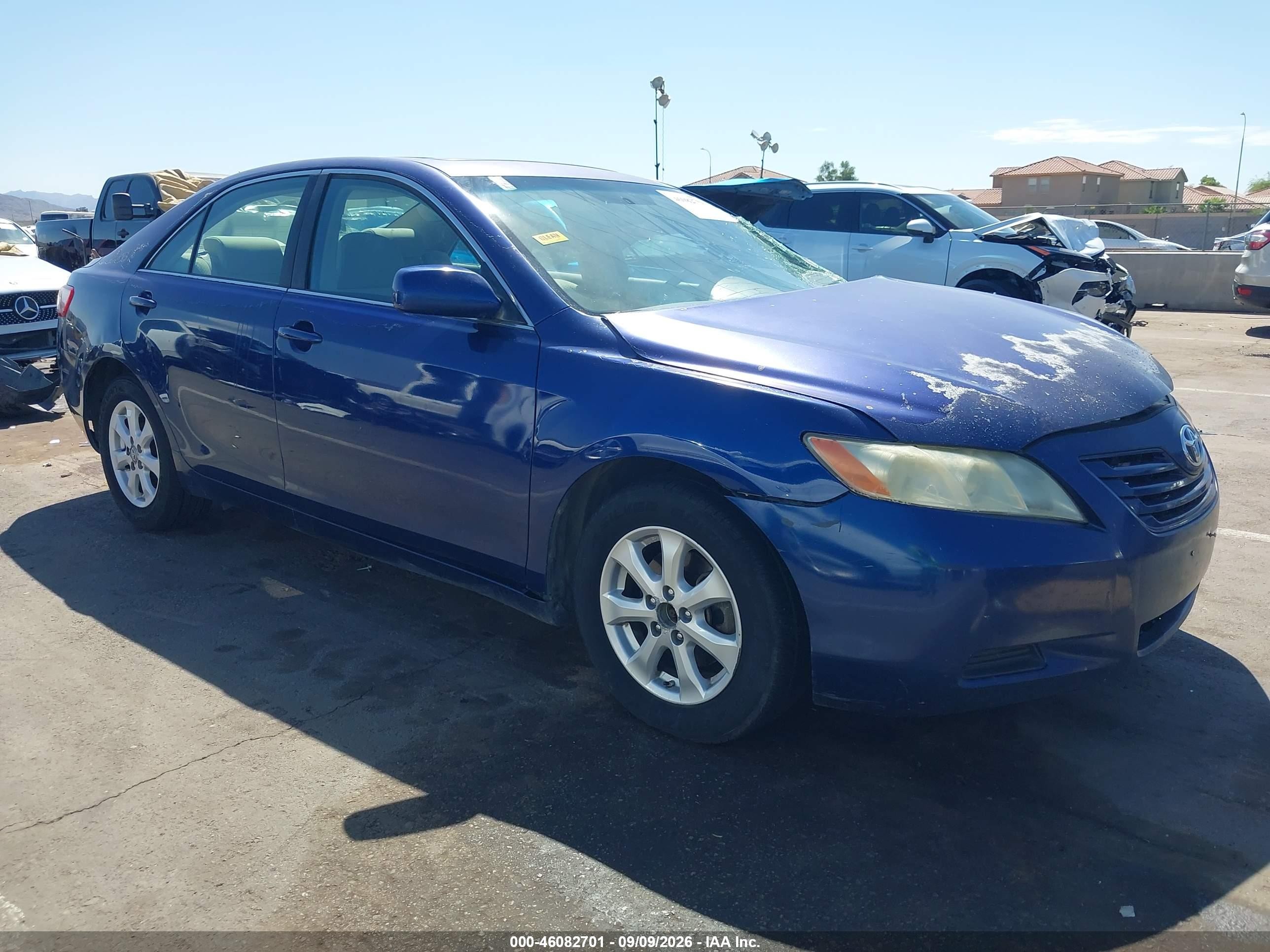 2007 Toyota Camry Le Blue vin: 4T1BE46K67U079988