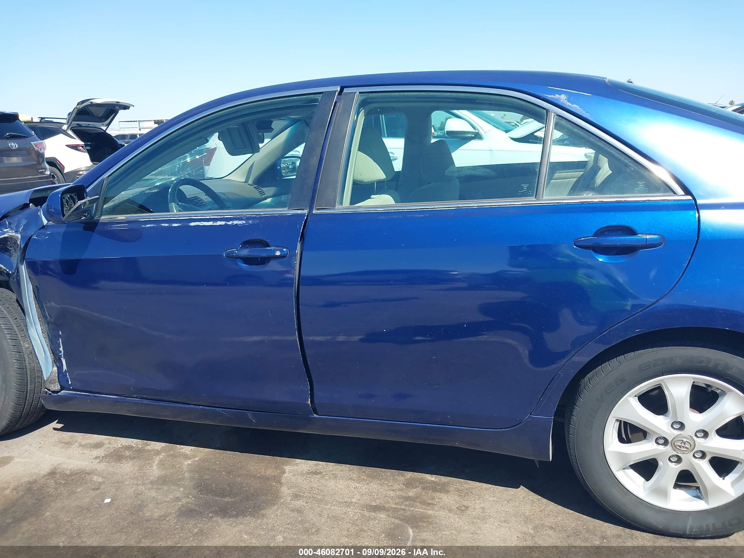 2007 Toyota Camry Le Blue vin: 4T1BE46K67U079988