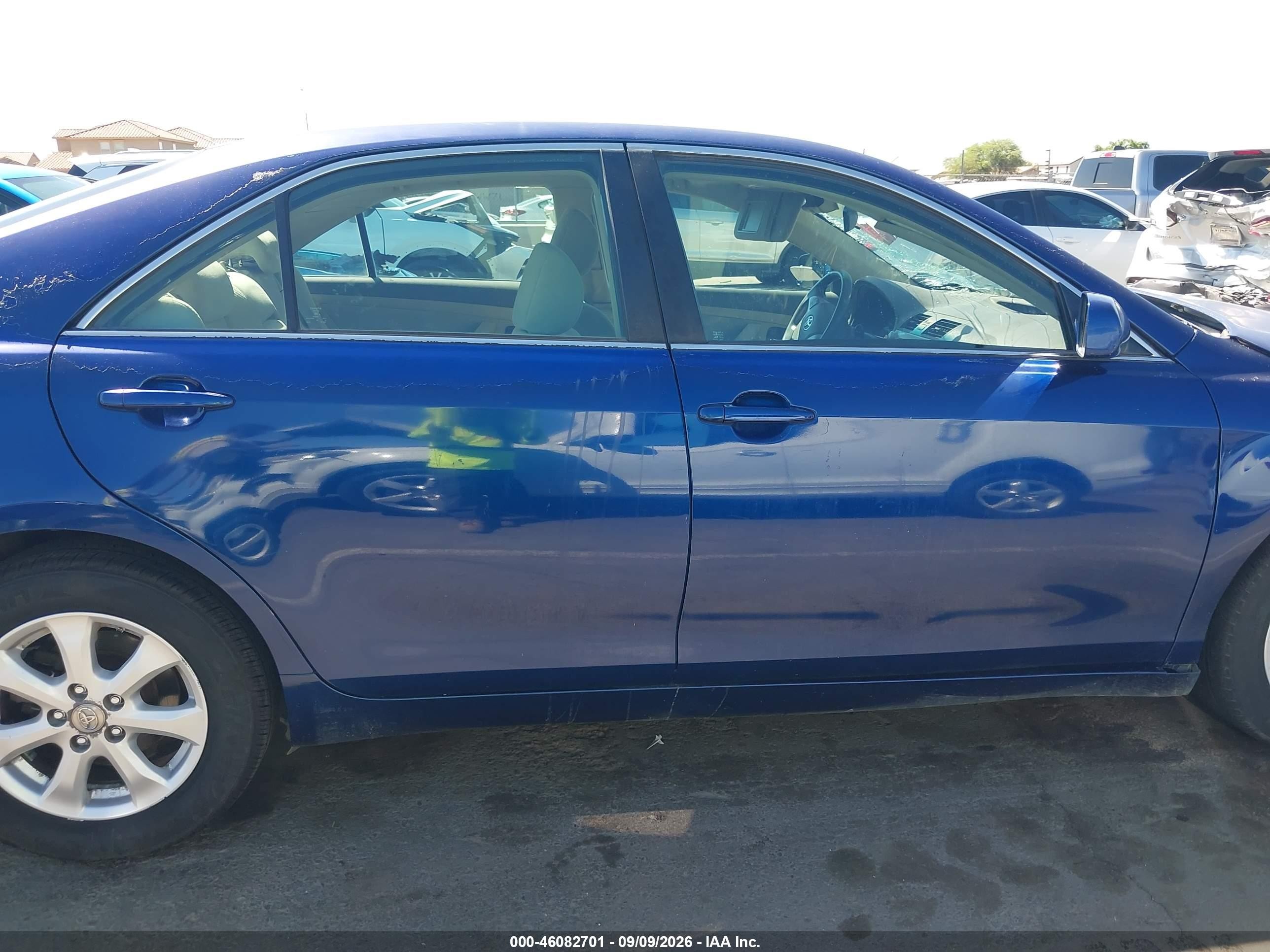 2007 Toyota Camry Le Blue vin: 4T1BE46K67U079988