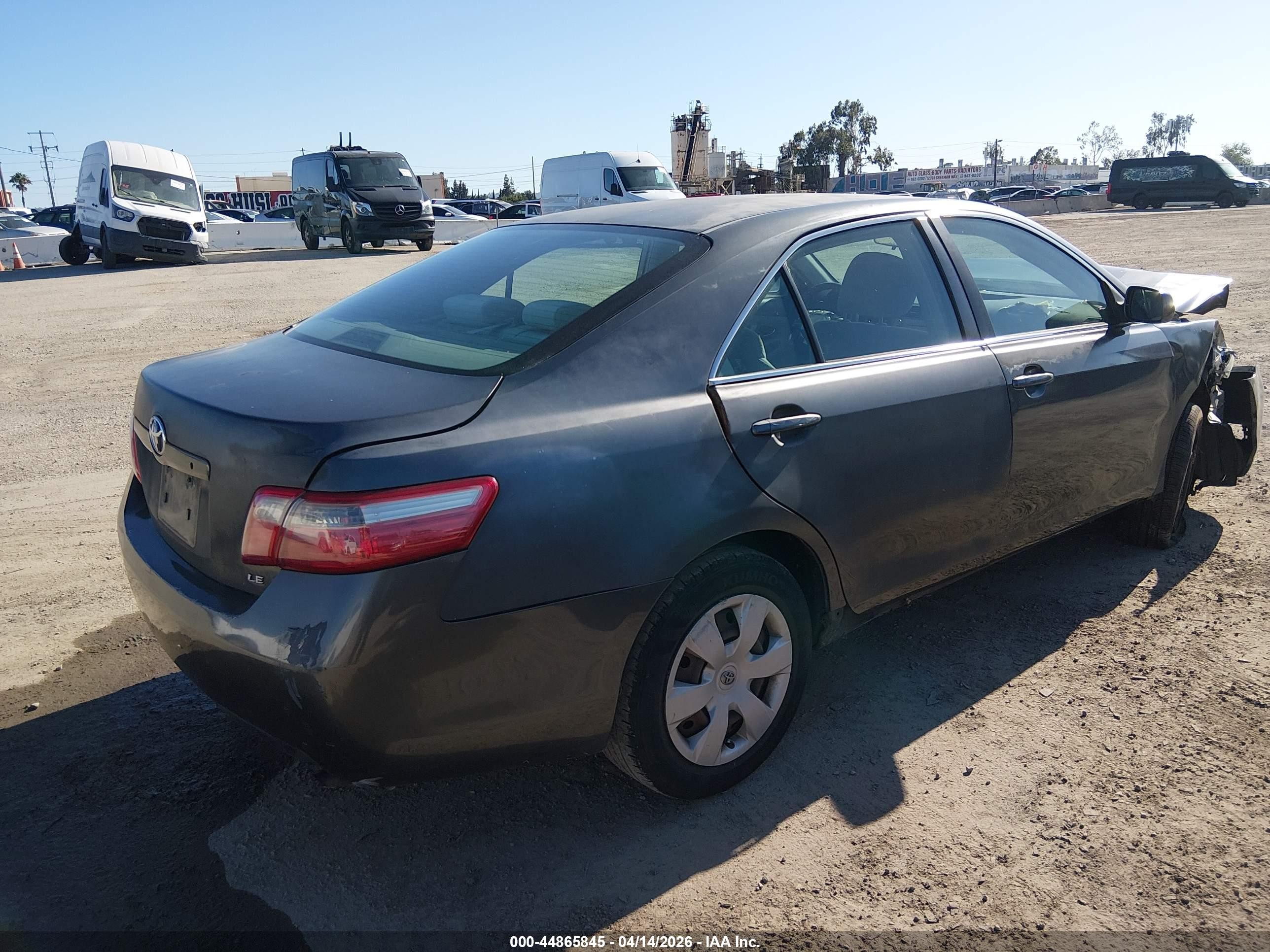 2007 Toyota Camry Le Gray vin: 4T1BE46K67U090540