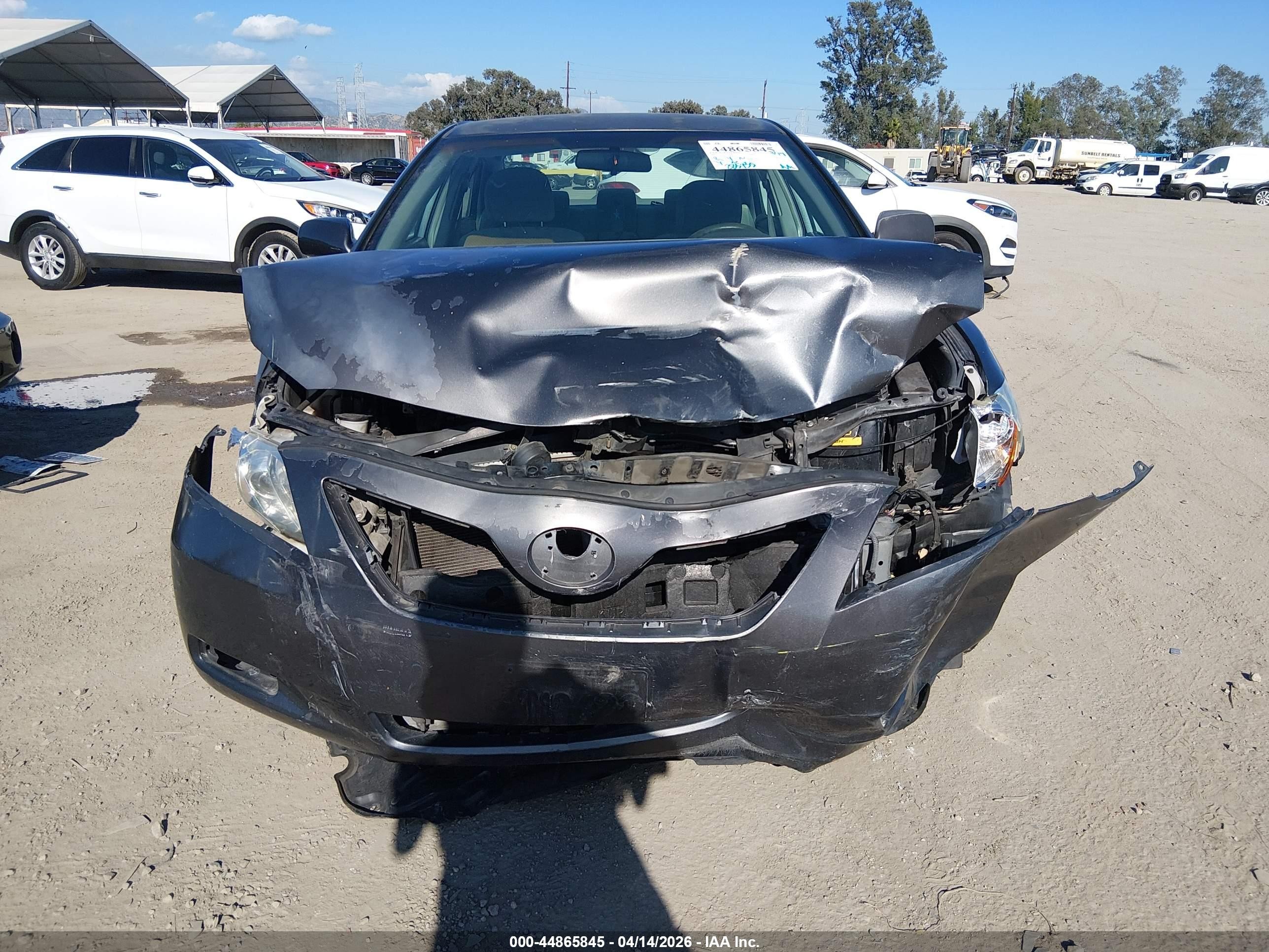 2007 Toyota Camry Le Gray vin: 4T1BE46K67U090540