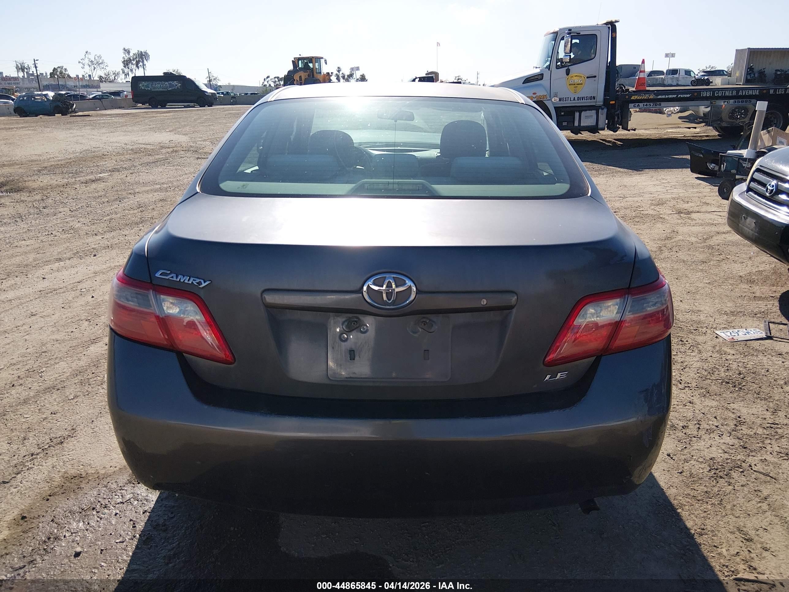 2007 Toyota Camry Le Gray vin: 4T1BE46K67U090540