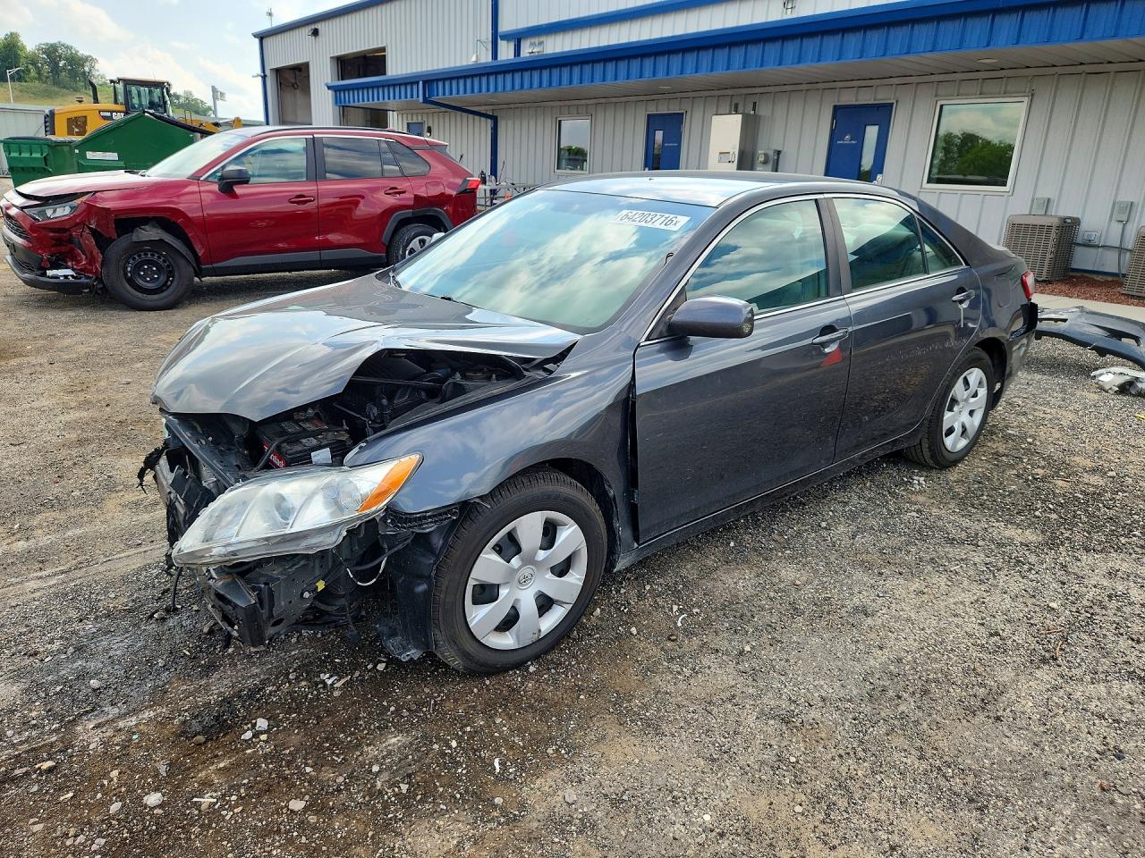 2007 Toyota Camry Le Gray vin: 4T1BE46K67U107367