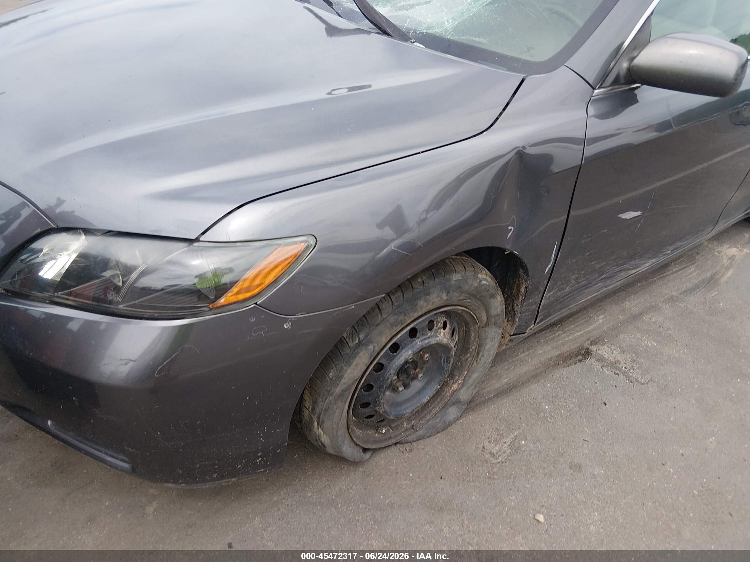 2007 Toyota Camry Le Gray vin: 4T1BE46K67U113671