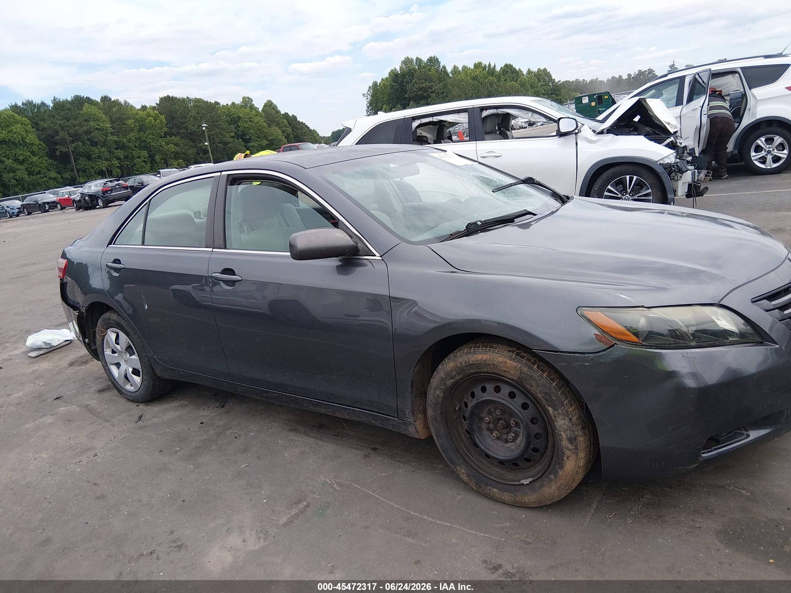 2007 Toyota Camry Le Gray vin: 4T1BE46K67U113671
