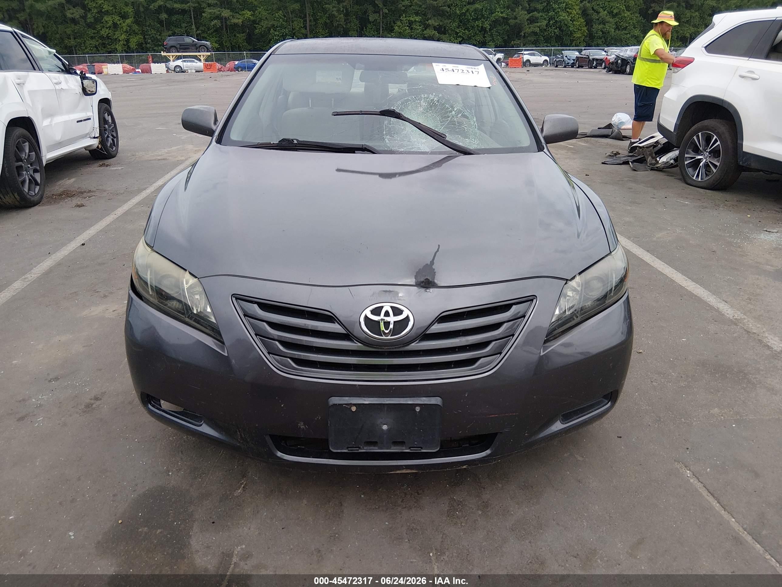 2007 Toyota Camry Le Gray vin: 4T1BE46K67U113671