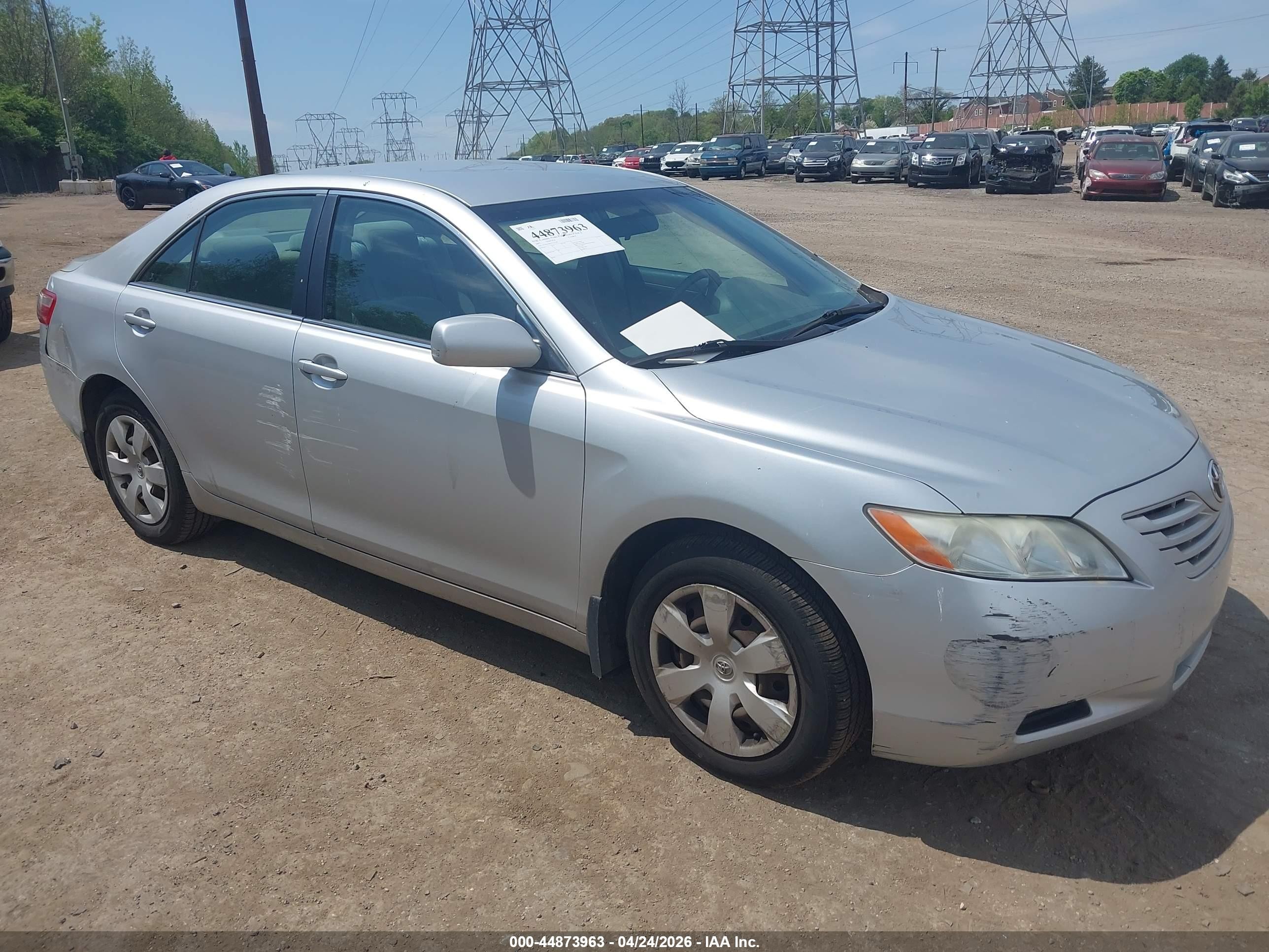 2007 Toyota Camry Le Серый vin: 4T1BE46K67U153183