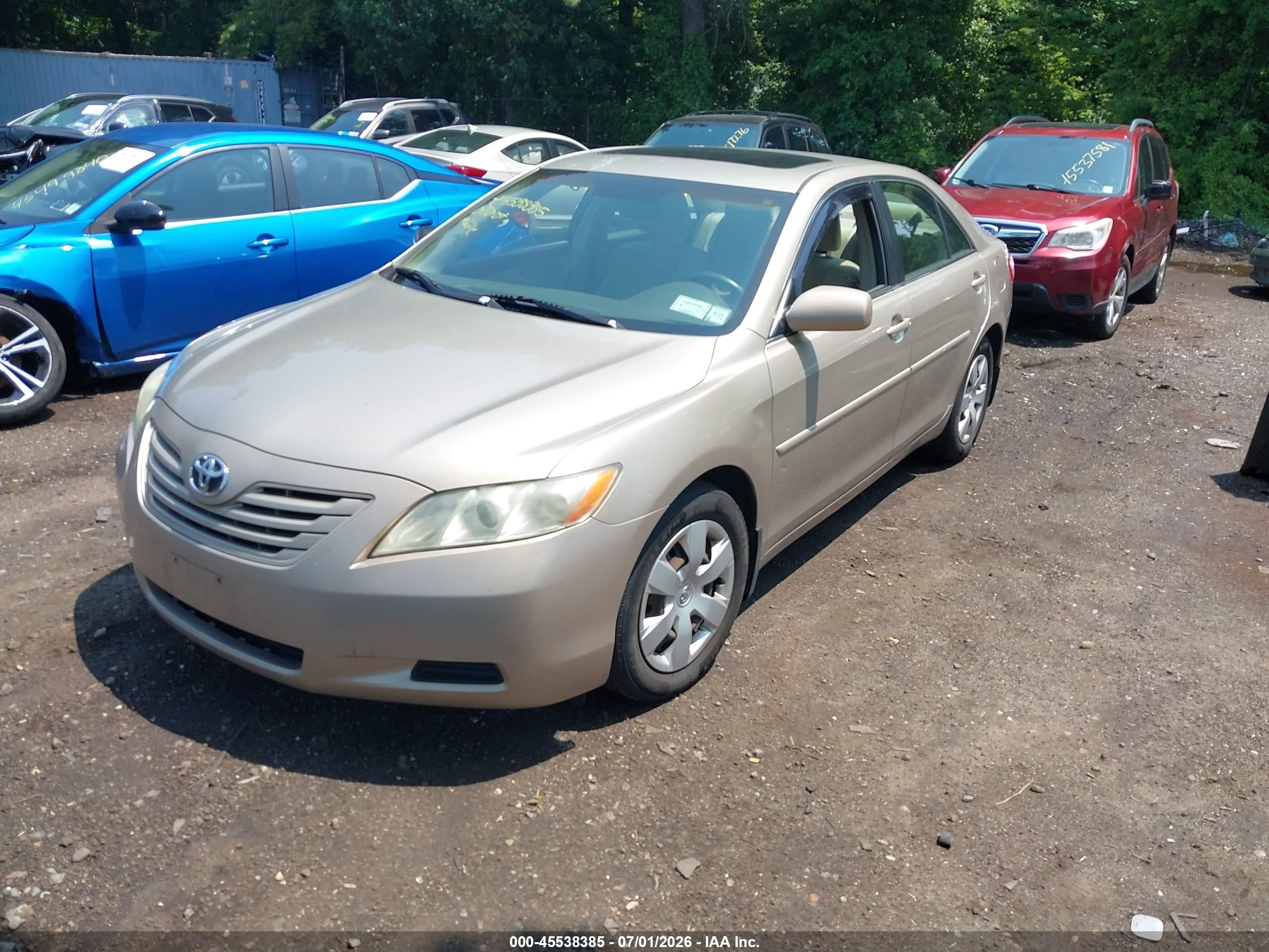 2007 Toyota Camry Le Tan vin: 4T1BE46K67U170274