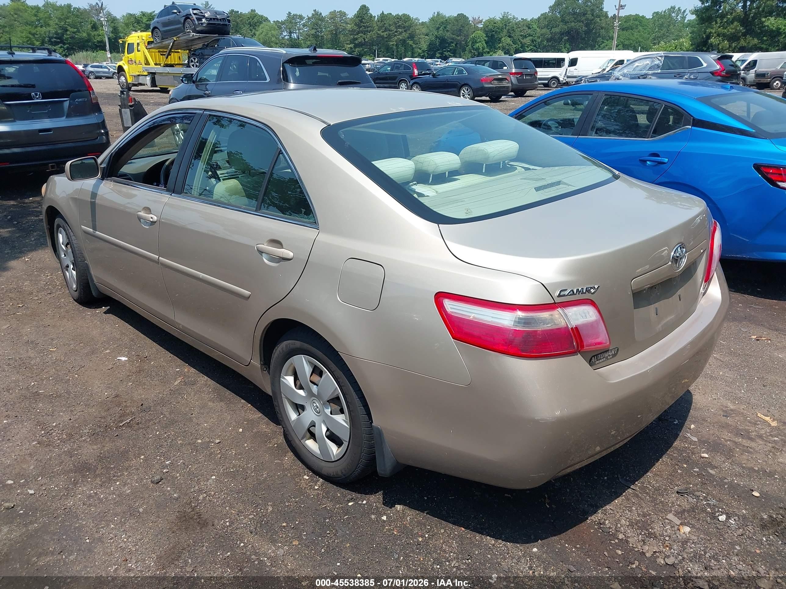 2007 Toyota Camry Le Tan vin: 4T1BE46K67U170274