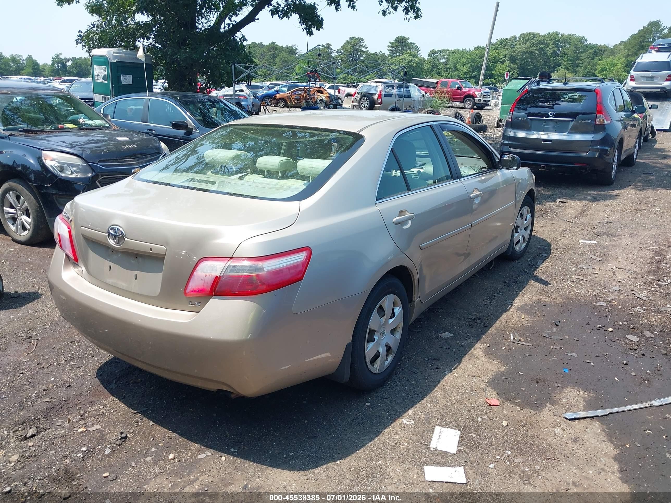 2007 Toyota Camry Le Tan vin: 4T1BE46K67U170274