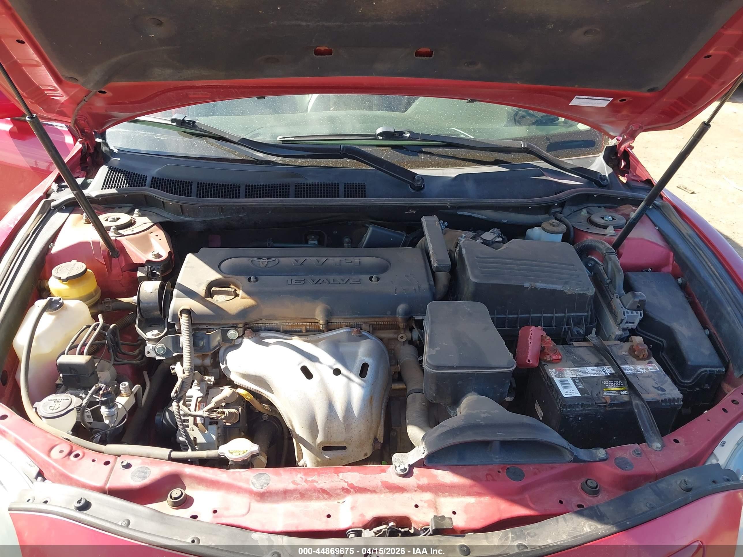 2007 Toyota Camry Se Темно-бордовый vin: 4T1BE46K67U176866