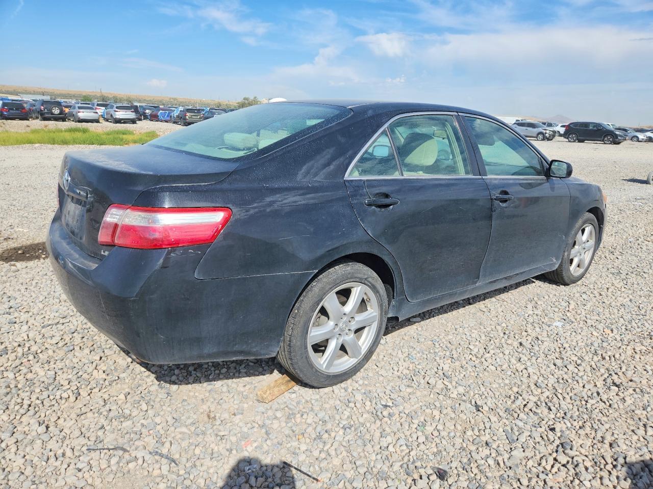 2007 Toyota Camry Le Black vin: 4T1BE46K67U191898